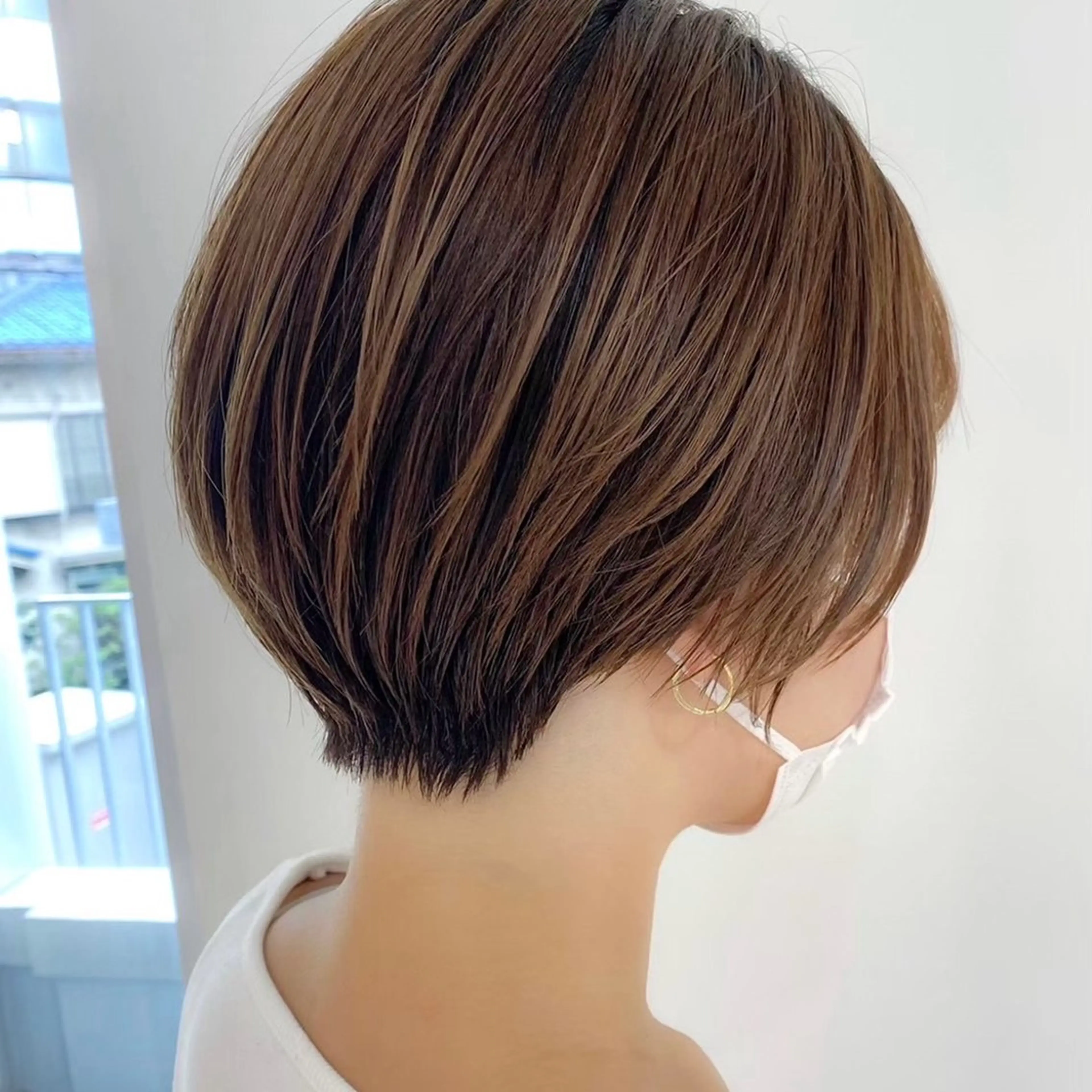 ショート ショートヘア カット ヘアカラー 西村 清花のヘアスタイル