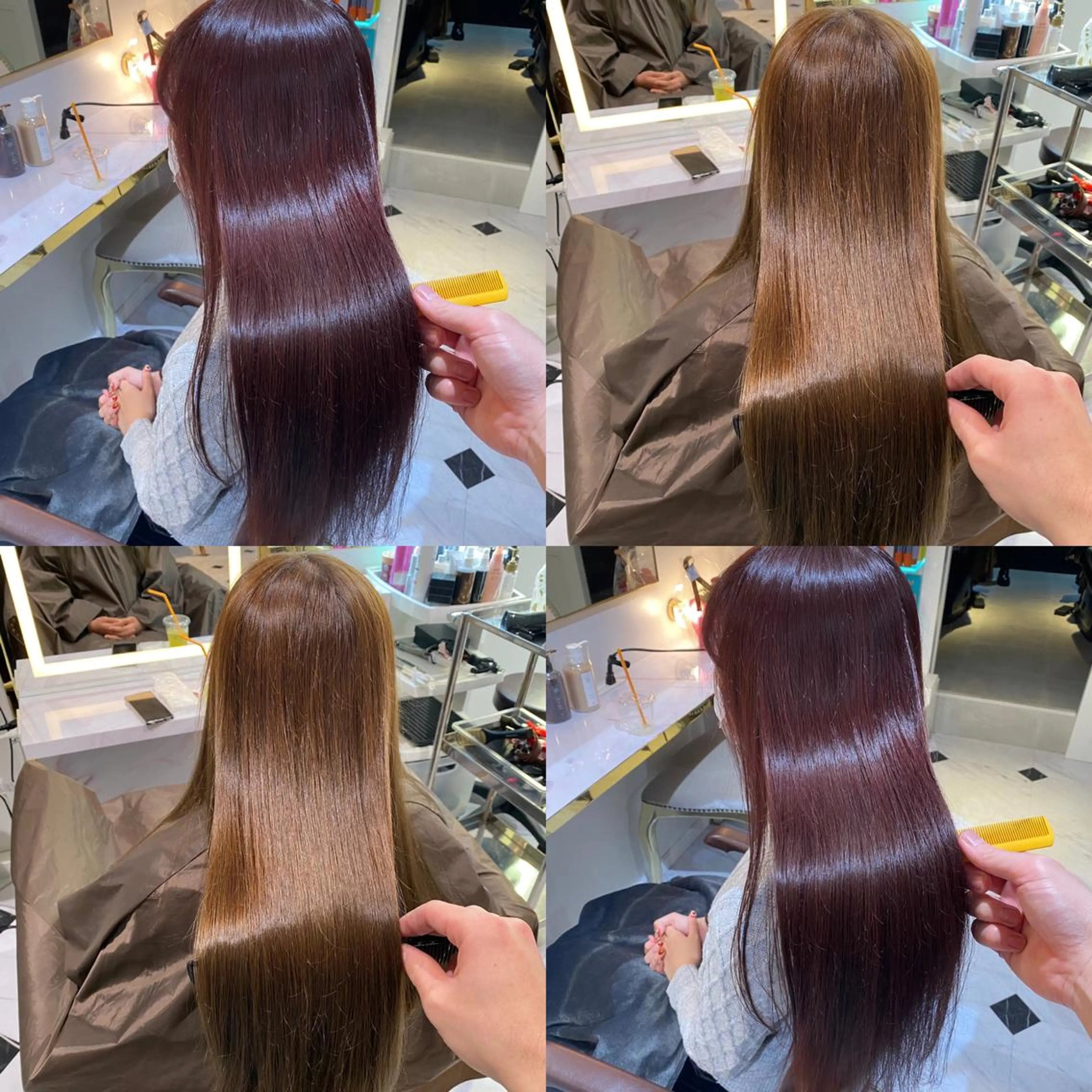 ロング カラー 髪質改善 カット ヘアカラー トリートメント ekolu北梅田店所属・梅田中崎町髪質改善 /オキヒロト/エコルのヘアスタイル