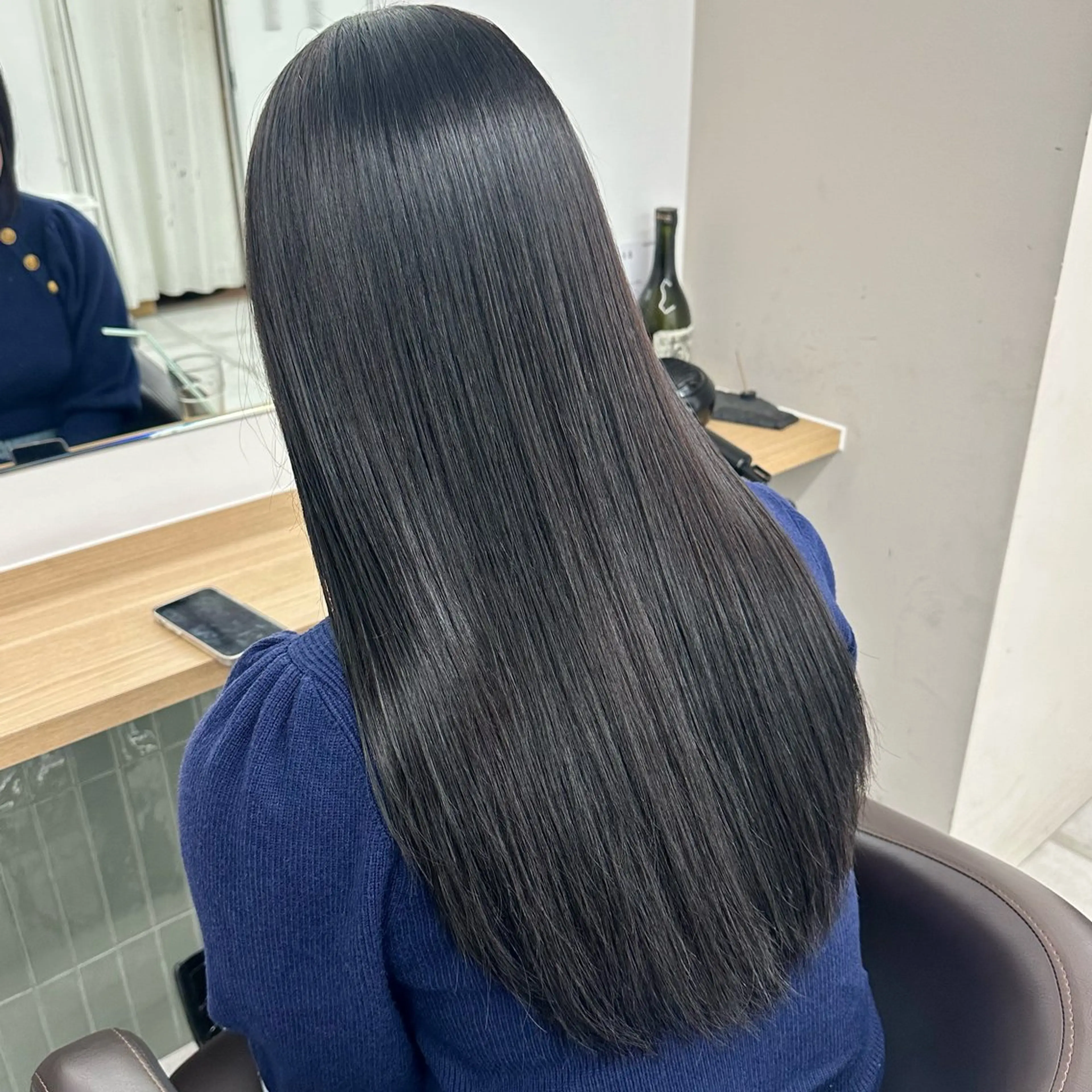 セミロング カラー ブリーチなし/レイヤ ー特化🌈Tommyのヘアスタイル