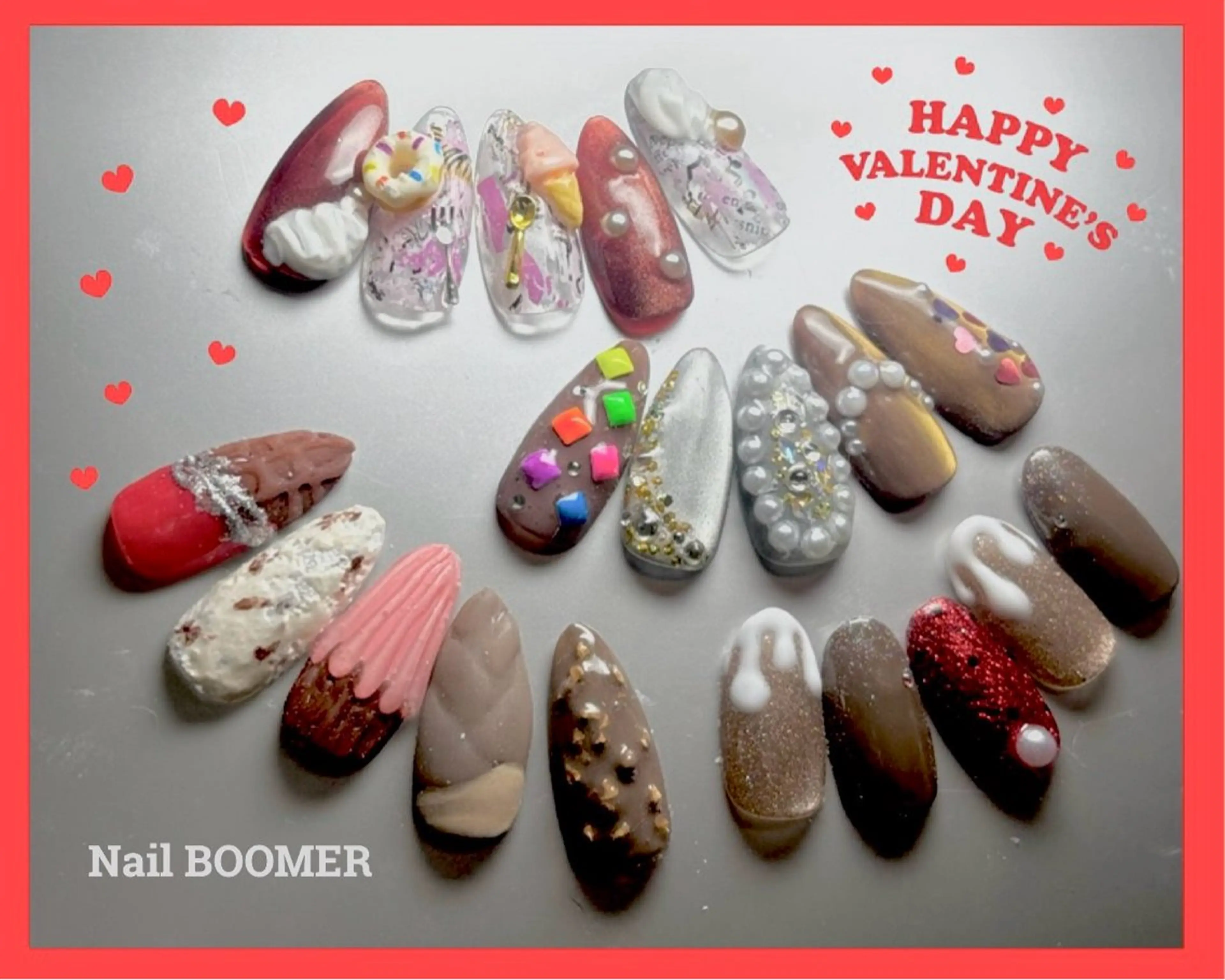 ネイル ハンドネイル フットネイル ネイル ブーマーのネイルデザイン