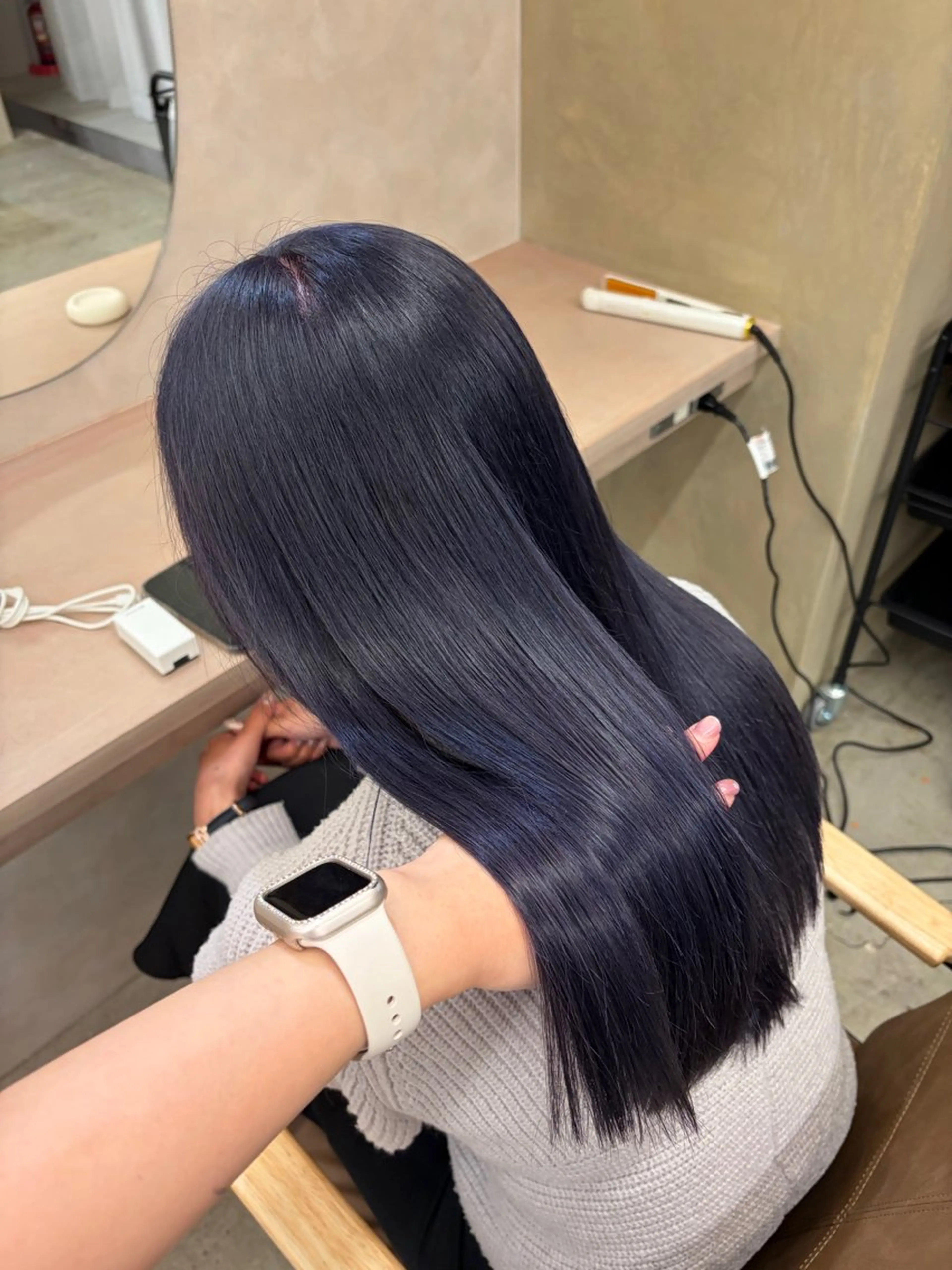 ロング カラー カット ヘアカラー 明賀　瞳 /みょうが　ひとみのヘアスタイル