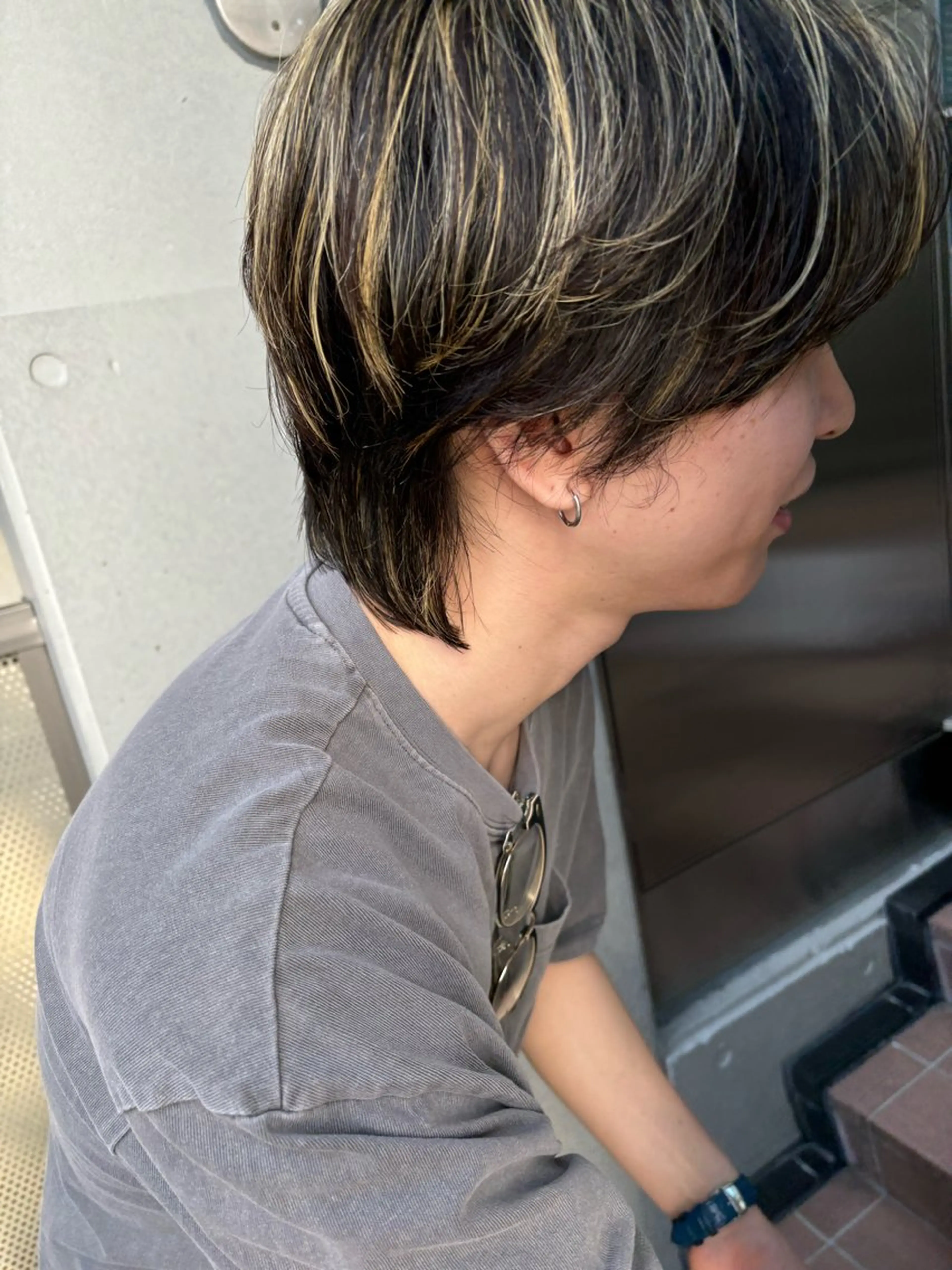 カラー メンズ 池田理紗/ bob/メンズカットのヘアスタイル