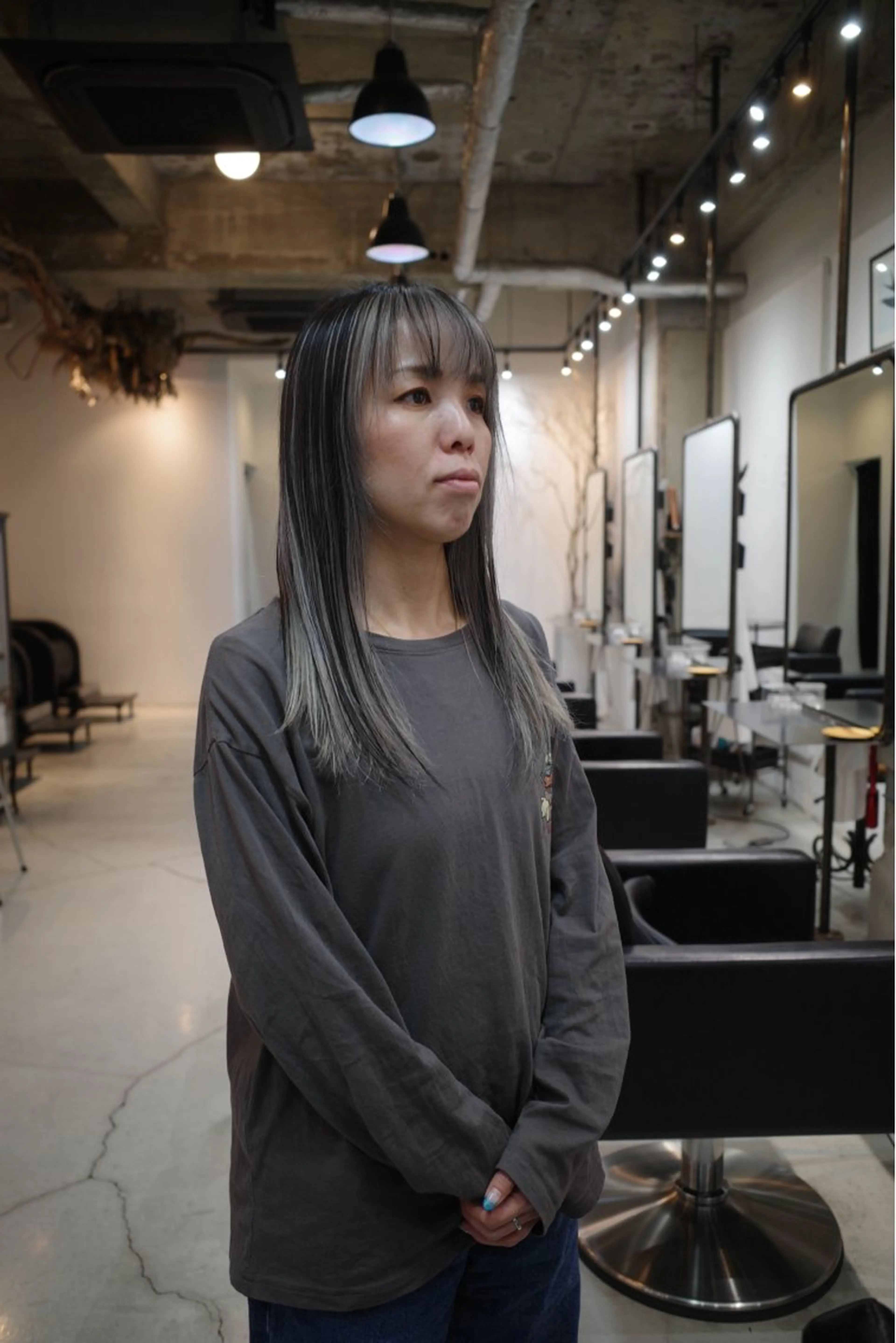 ロング ヘアカラー 大洞 ことのヘアスタイル