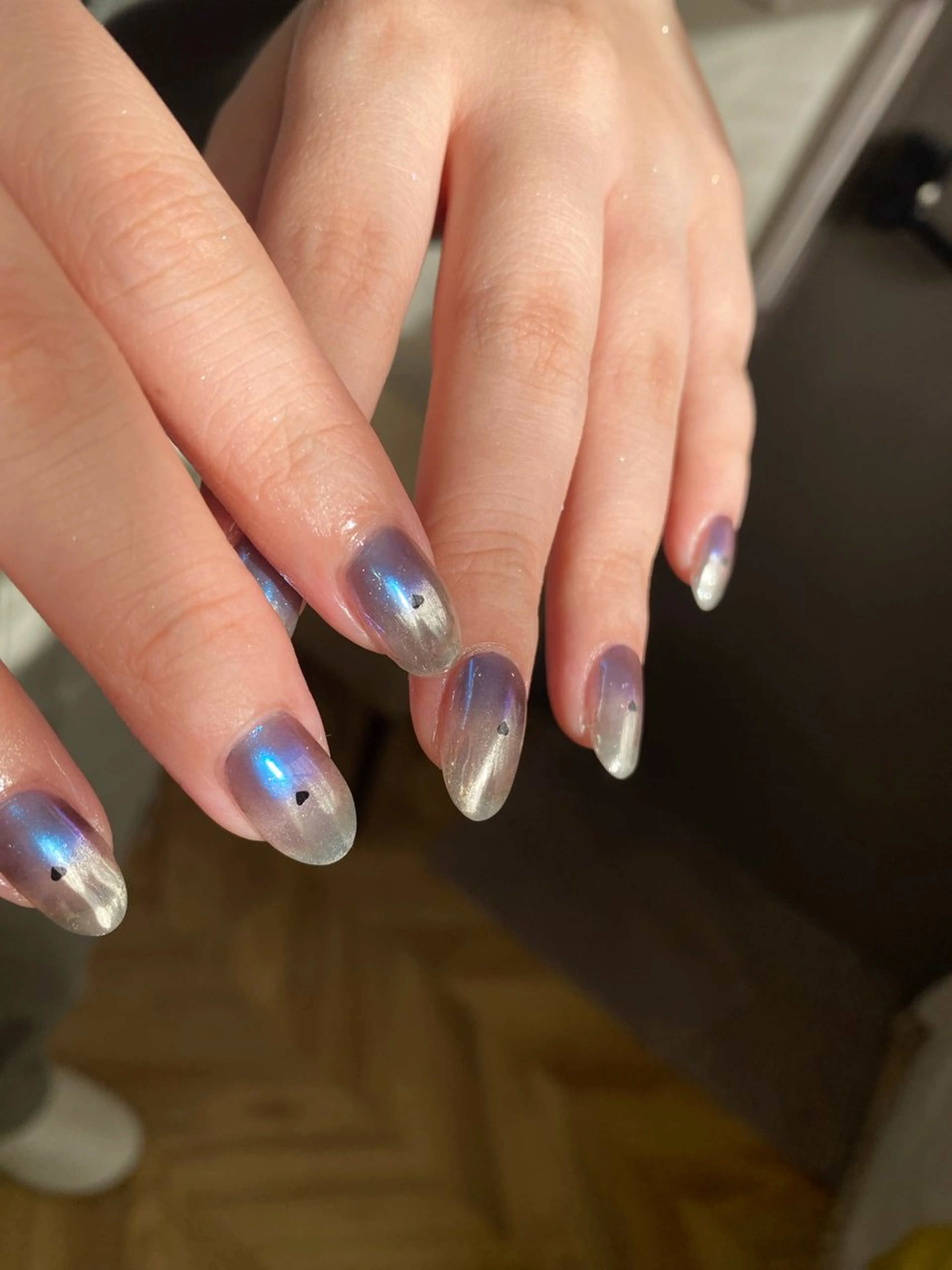 ネイル ジェルネイル マグネットネイル 持ち込み ニュアンスネイル ワンカラーネイル ハンドネイル 草加ニュアンスネイル 🌚hersのネイルデザイン