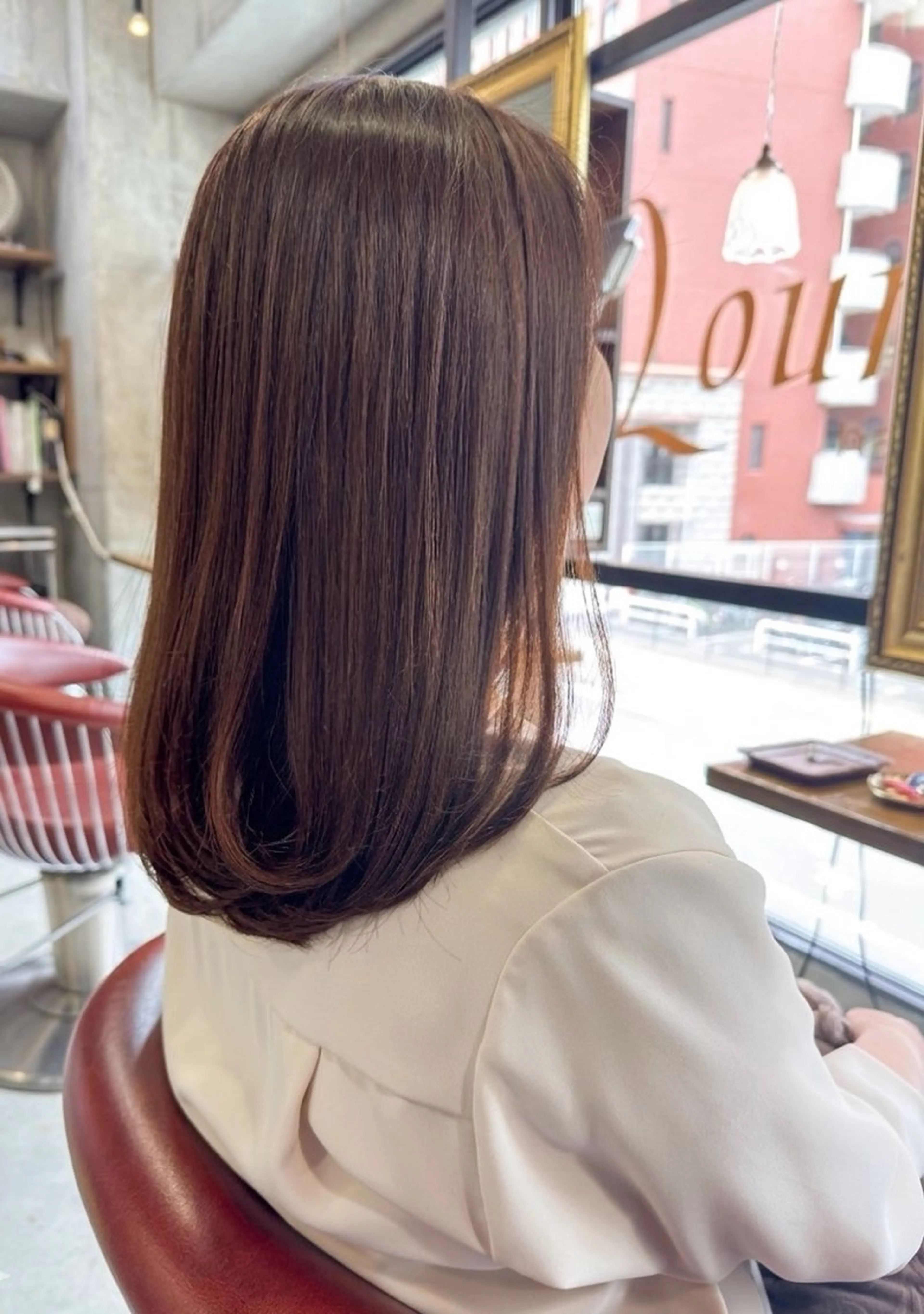 セミロング カット オーナースタイリスト 佐藤のヘアスタイル