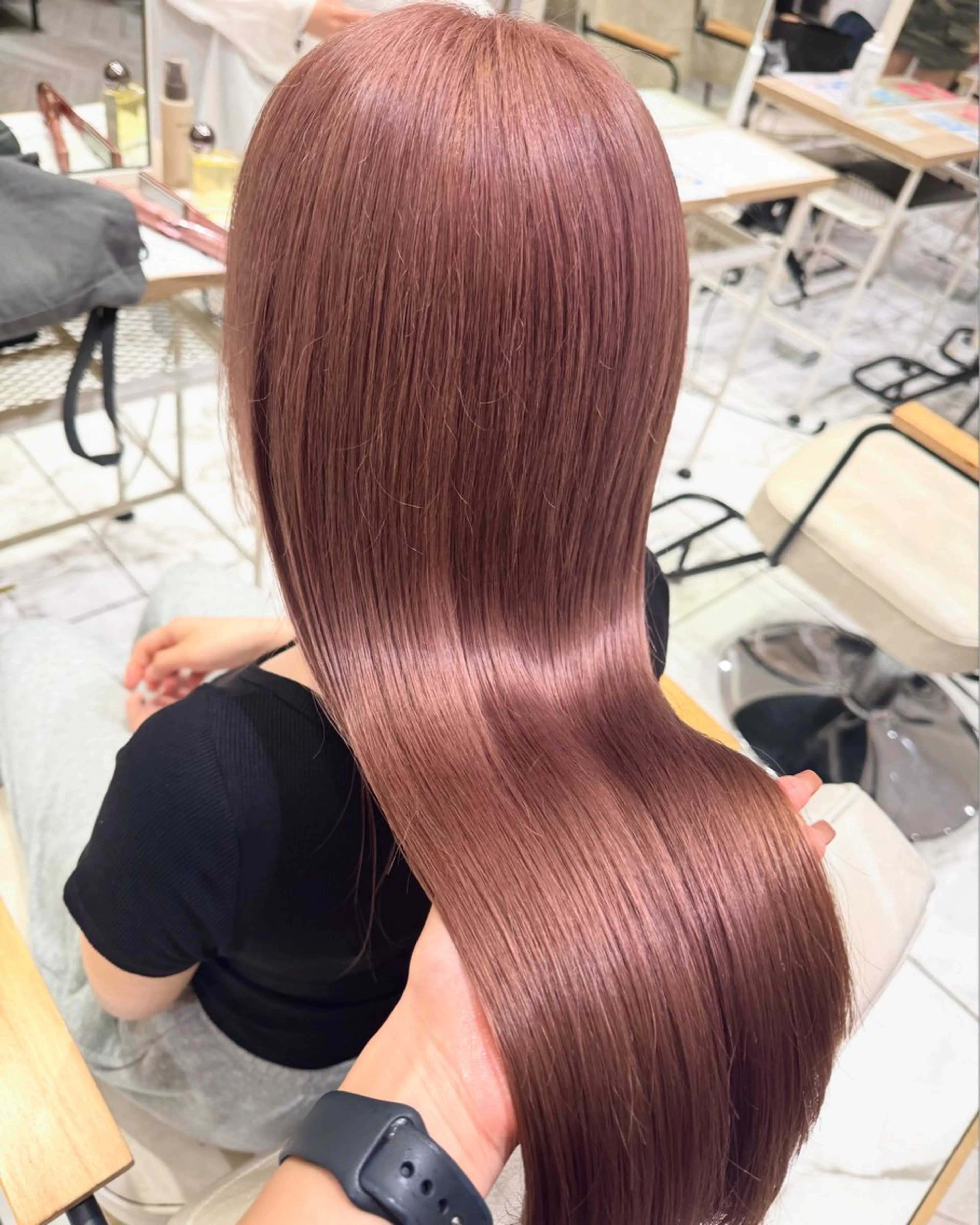 ロング ヘアカラー 学生人気no.1 🦋ナツミのヘアスタイル