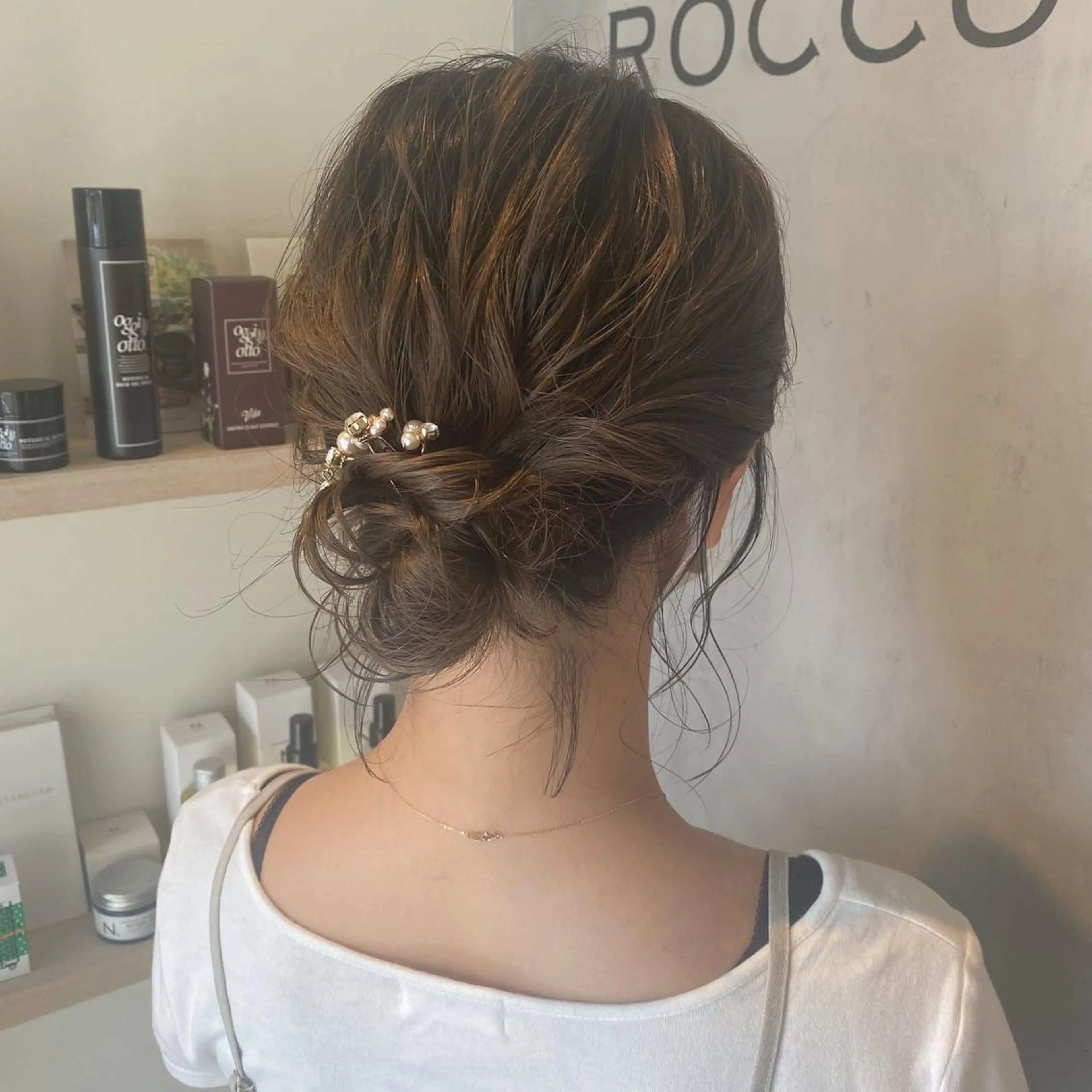 ヘアアレンジ ヘアセット hana ROCCO3rdのヘアスタイル