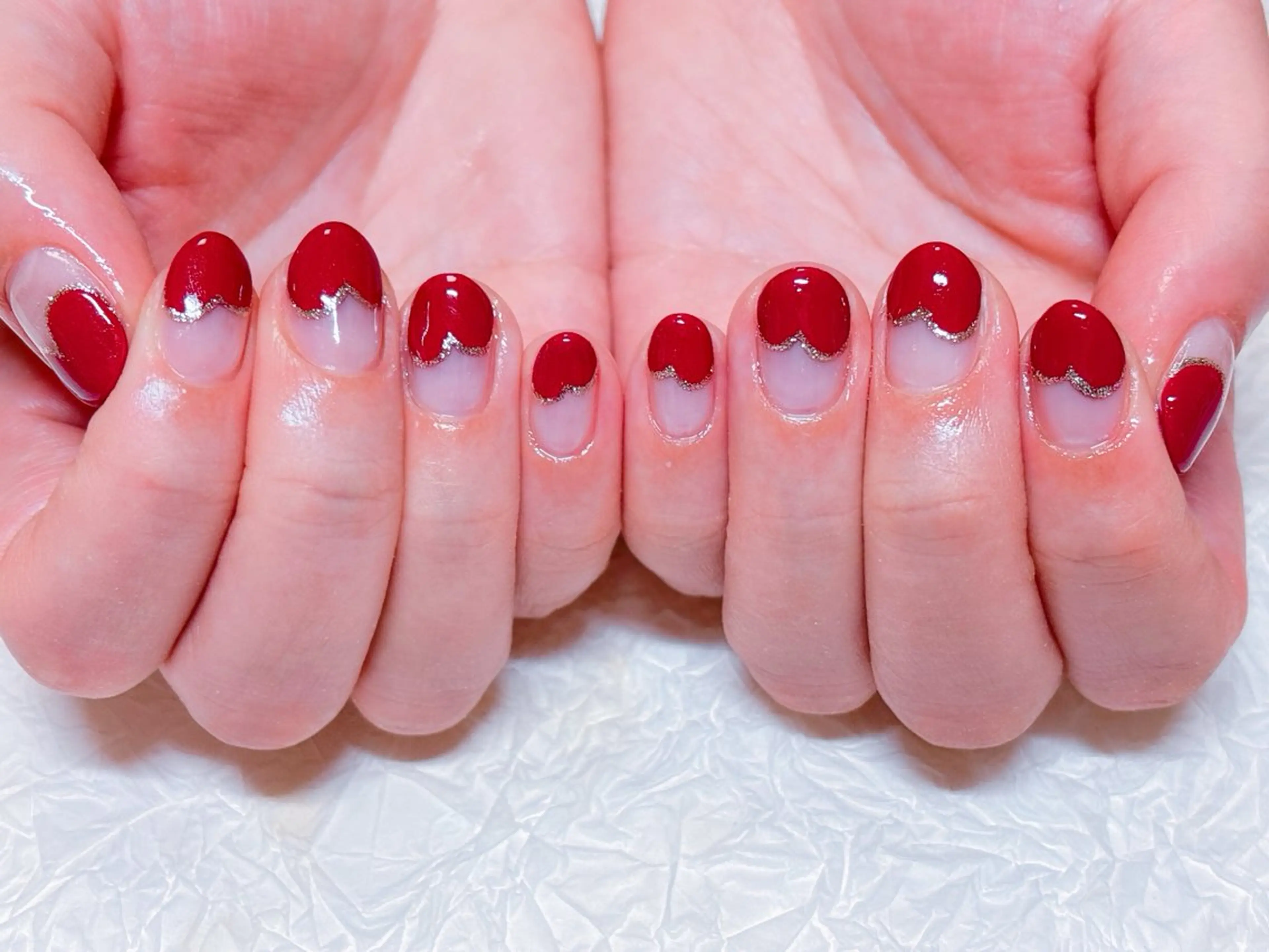 ネイル バレンタイン ハンドネイル ハンドケア ゆ か_Nails💫のネイルデザイン