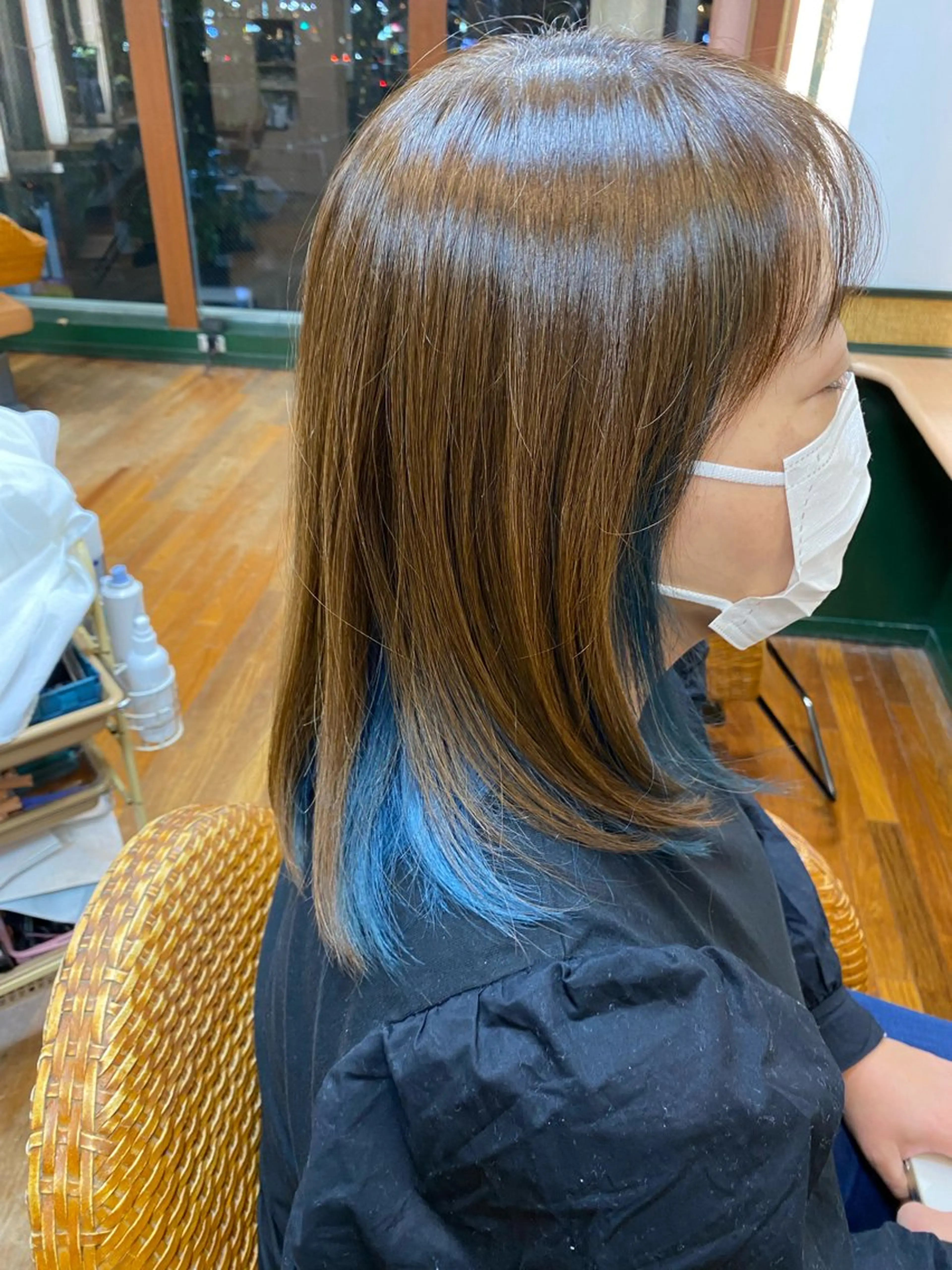 セミロング ヘアカラー 髪質改善/艶カラー 塩野成一のヘアスタイル