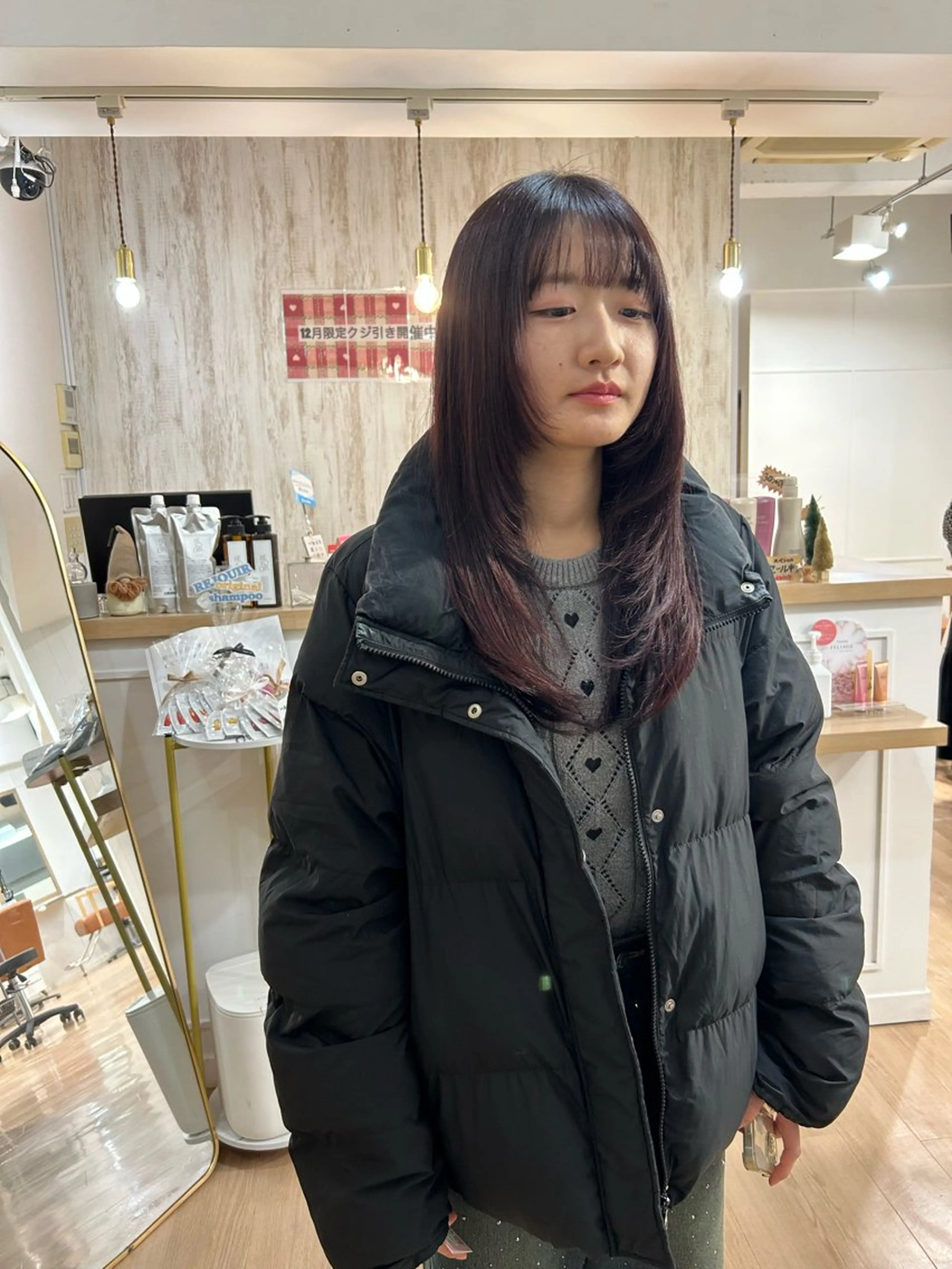 ロング カラー レイヤーカット/髪質 改善✨/藤田侑花のヘアスタイル