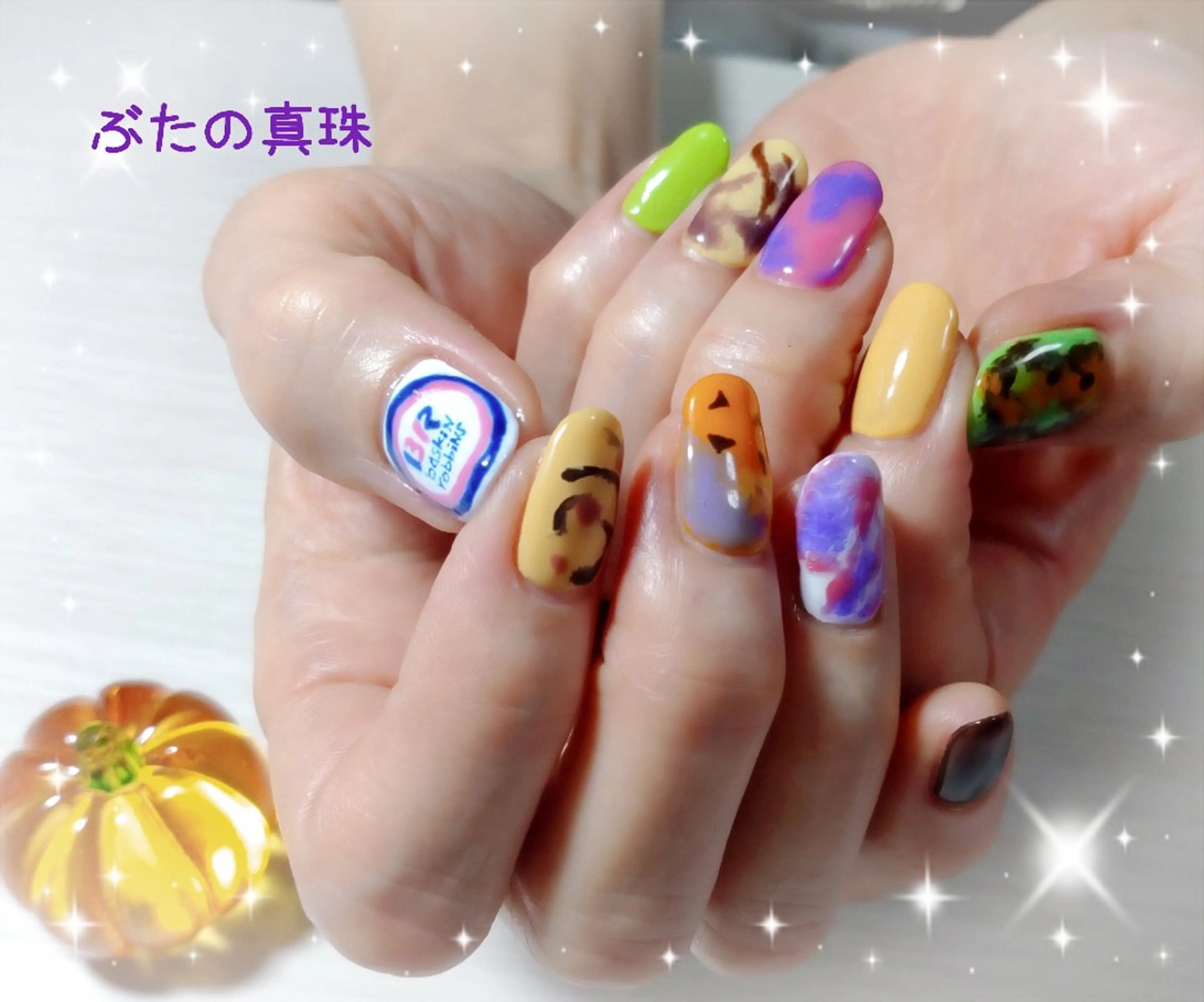 ネイル ハンドネイル 林 珠里のネイルデザイン