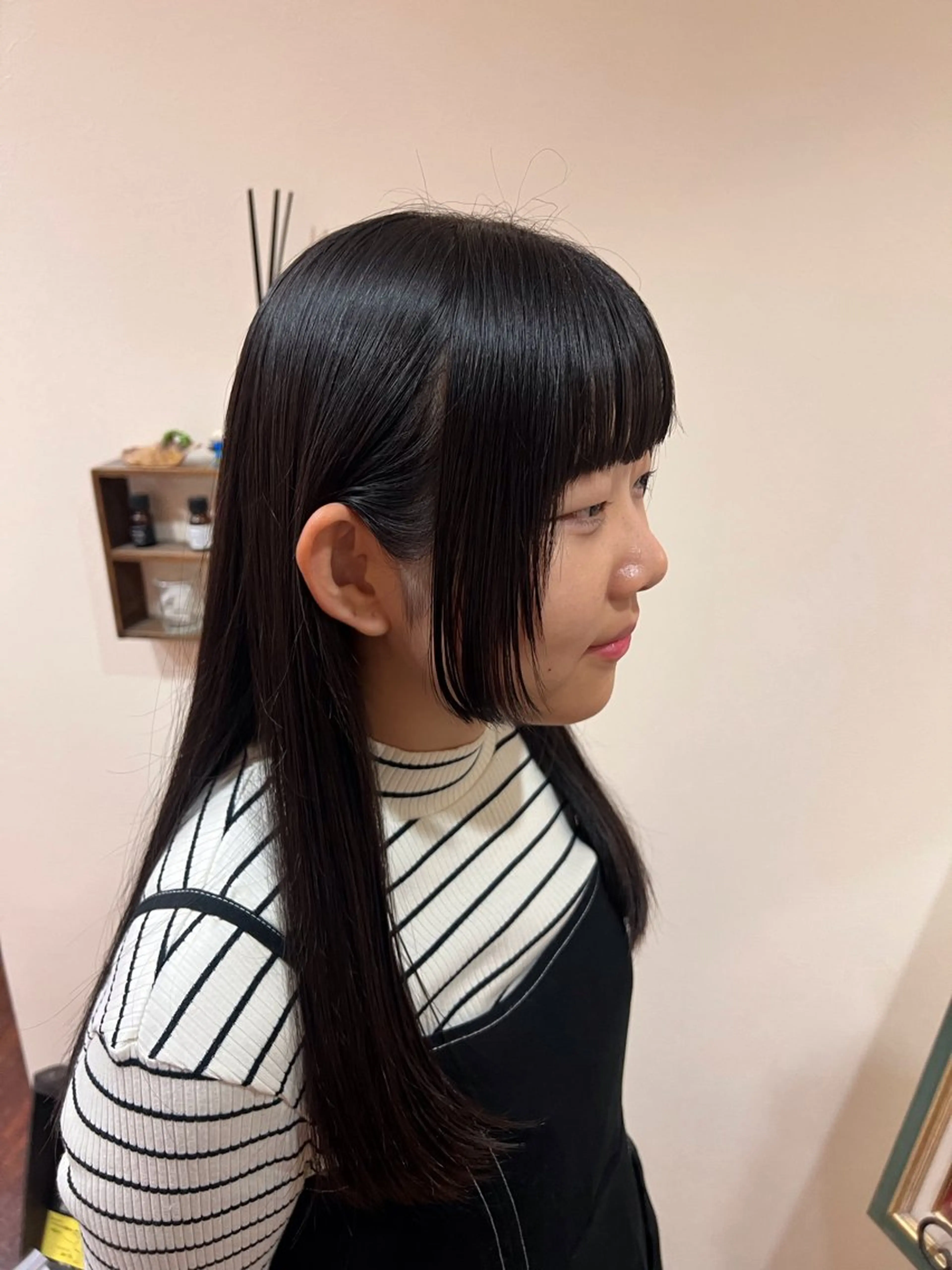 ロング 姫カット 韓国スタイル🫧 サーシャのヘアスタイル