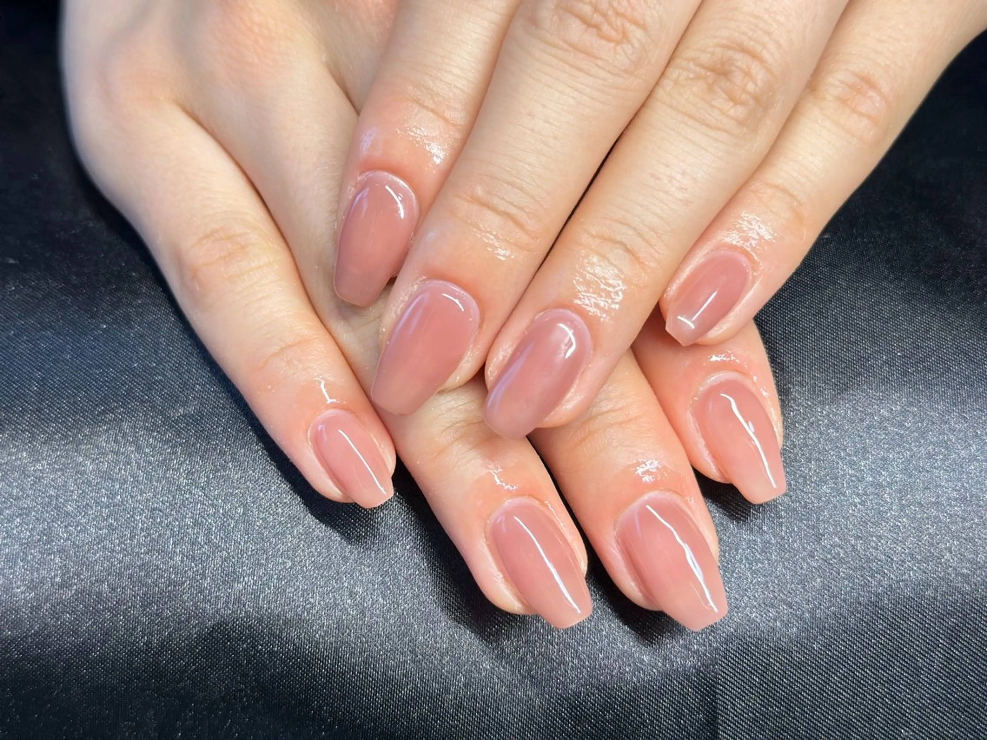 ネイル ワンカラーネイル Nail_ SkyBlue_Jのネイルデザイン