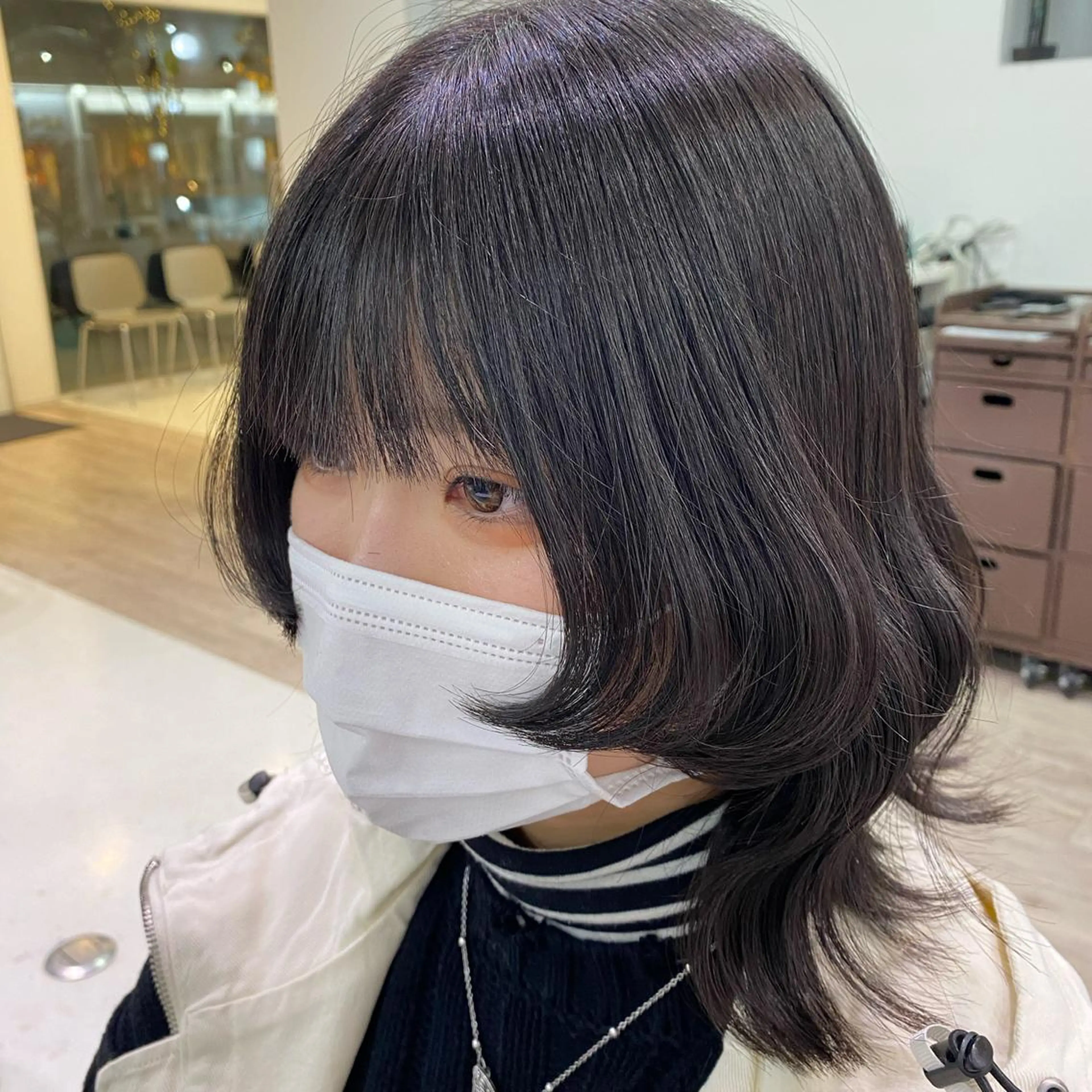 ミディアム ウルフカット カット 【GUK】 🌻RINA🌻のヘアスタイル