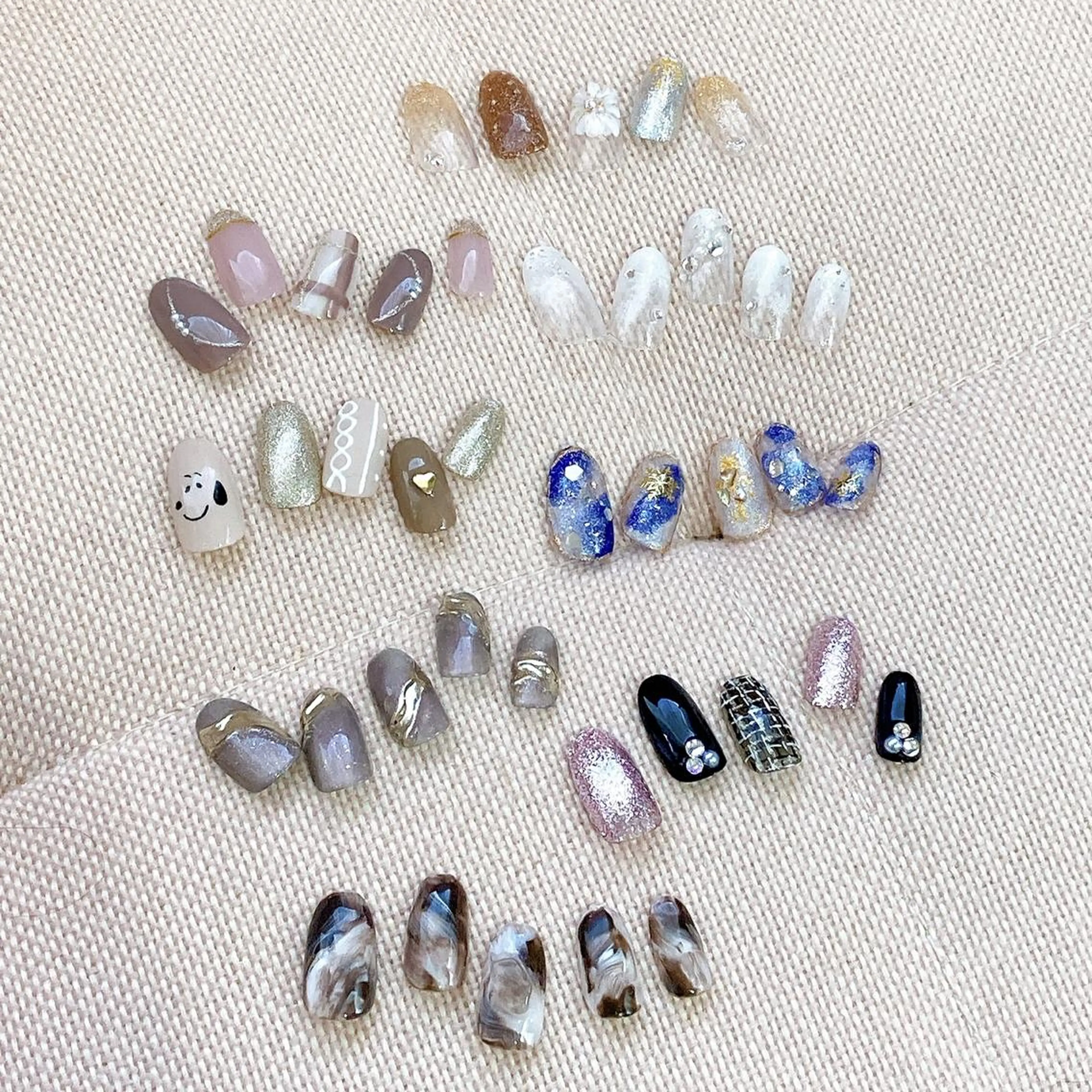 セミロング カラー パーマ ヘアアレンジ メンズ キッズ ネイル マツエク・マツパ アートネイル 冬ネイル Salon Ｋのネイルデザイン