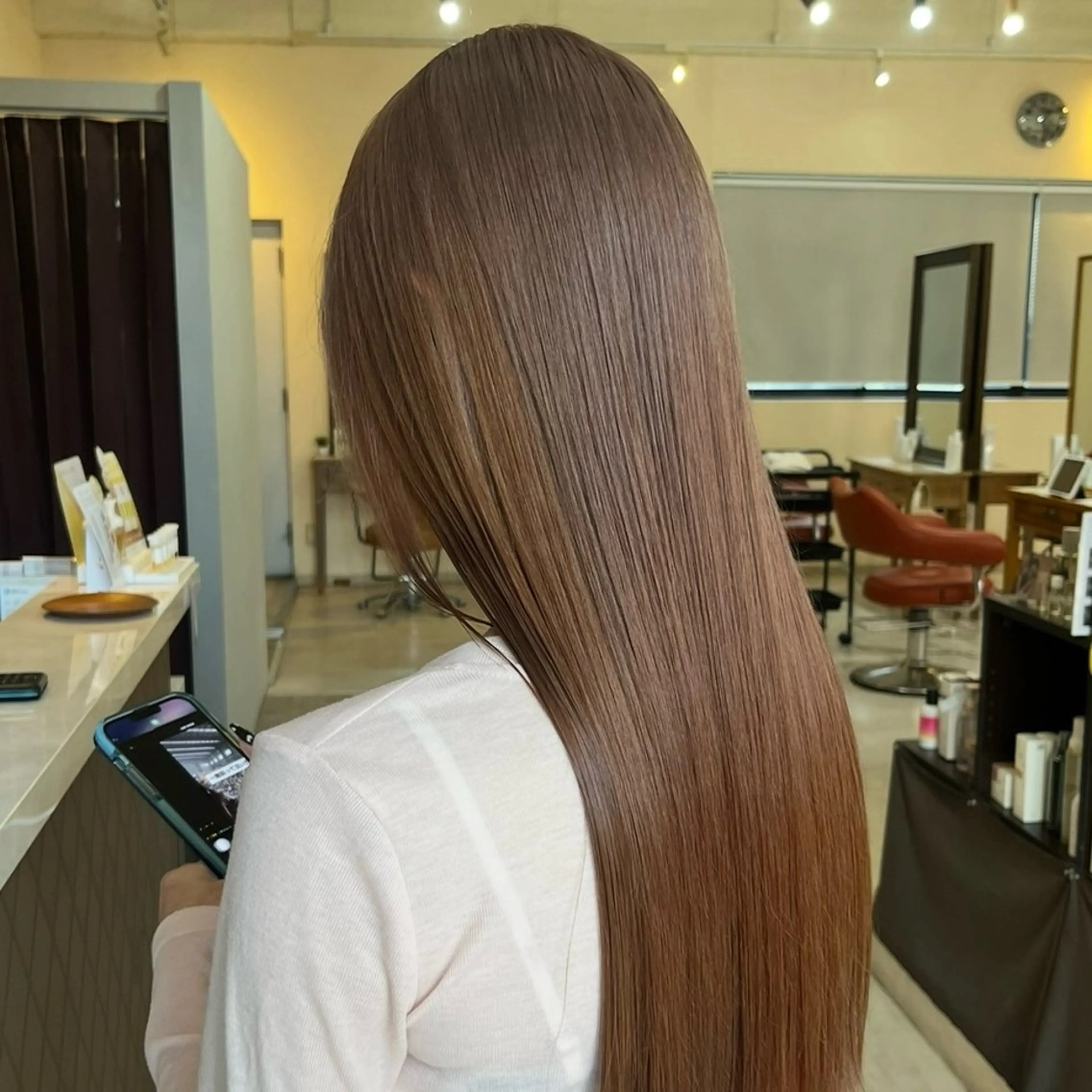 ロング カラー ヘアカラー トリートメント うるツヤ髪ハイトーン /けーすけのヘアスタイル