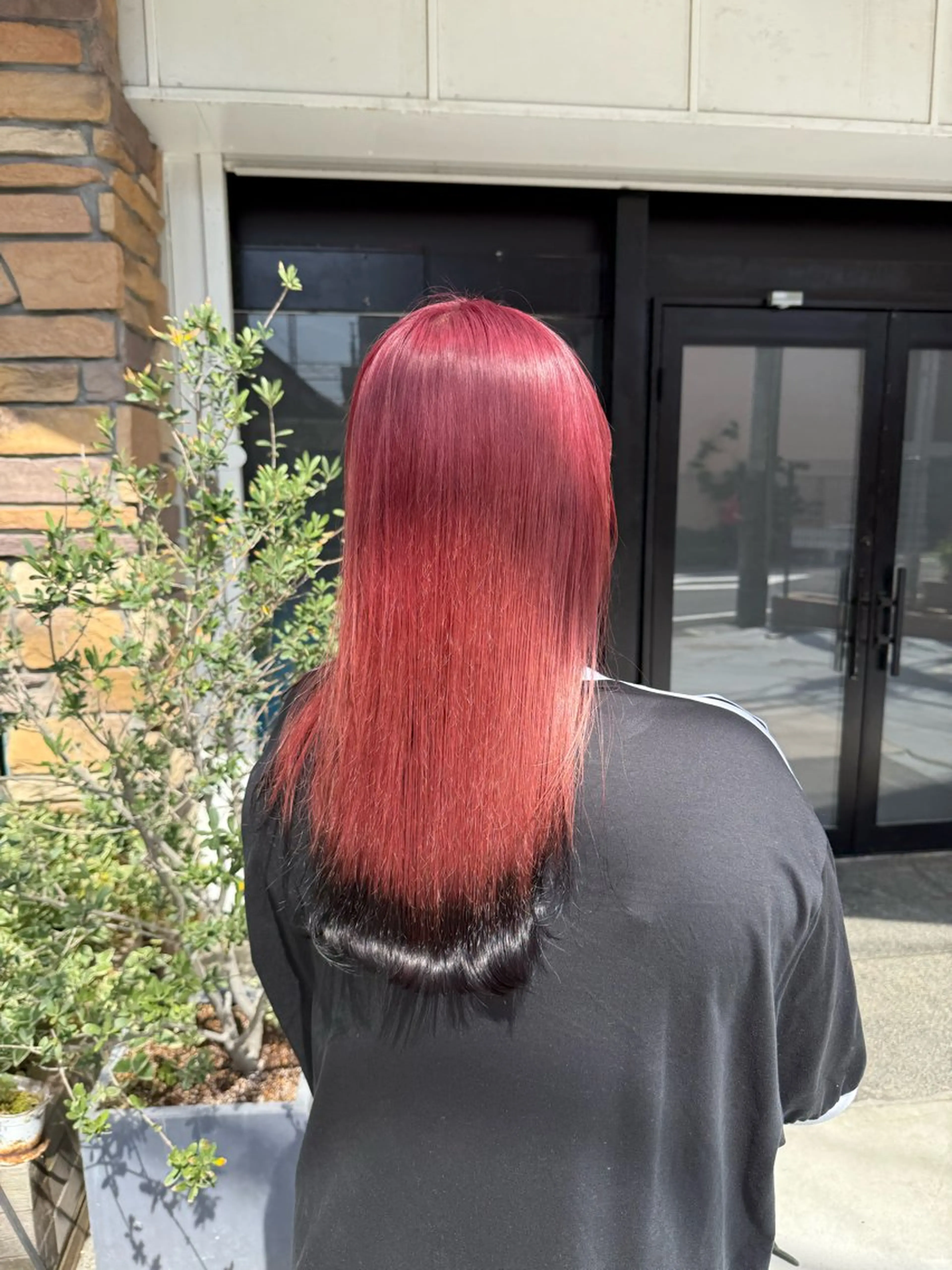 セミロング カラー 黒髪 カット ヘアカラー トリートメント 透明感カラー/パーマ 🌀アオノのヘアスタイル