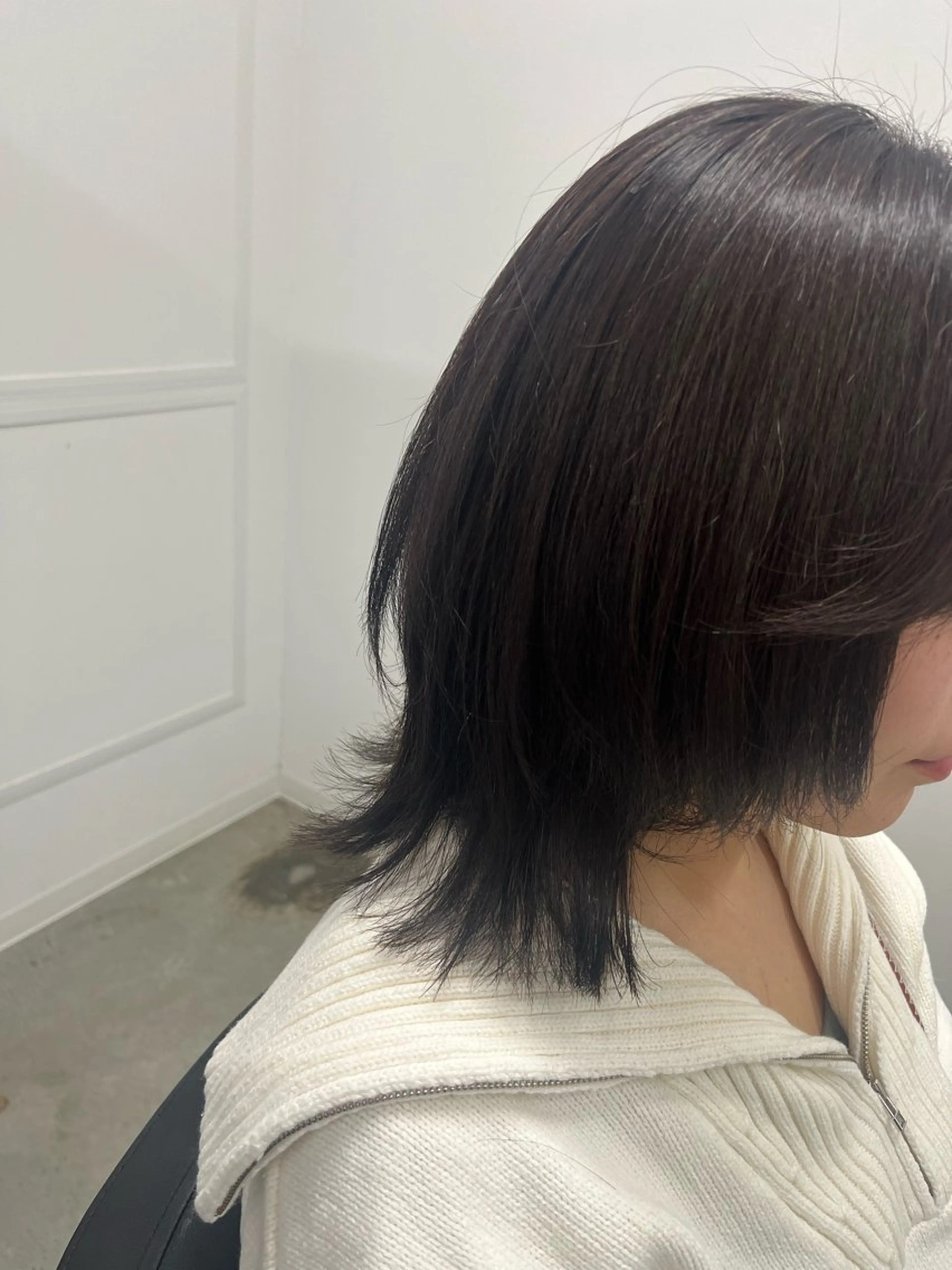 ミディアム ボブレイヤー ボブ レイヤーカット 外ハネヘア カット ヘアカラー トリートメント 仙台/艶髪/ ‎レイヤー/ゆうか♡のヘアスタイル