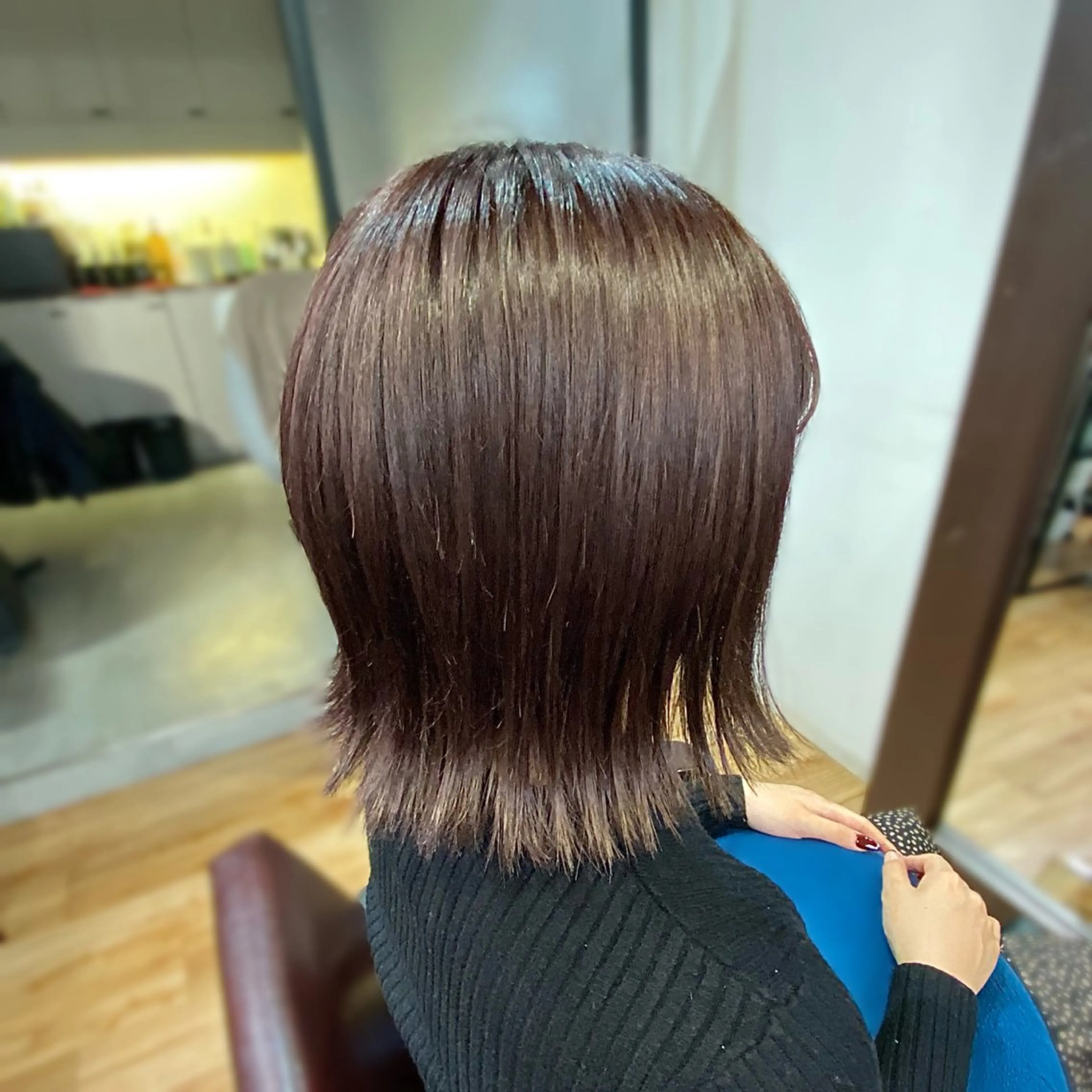 カラー RINA🦋 【韓国風/艶髪】のヘアスタイル