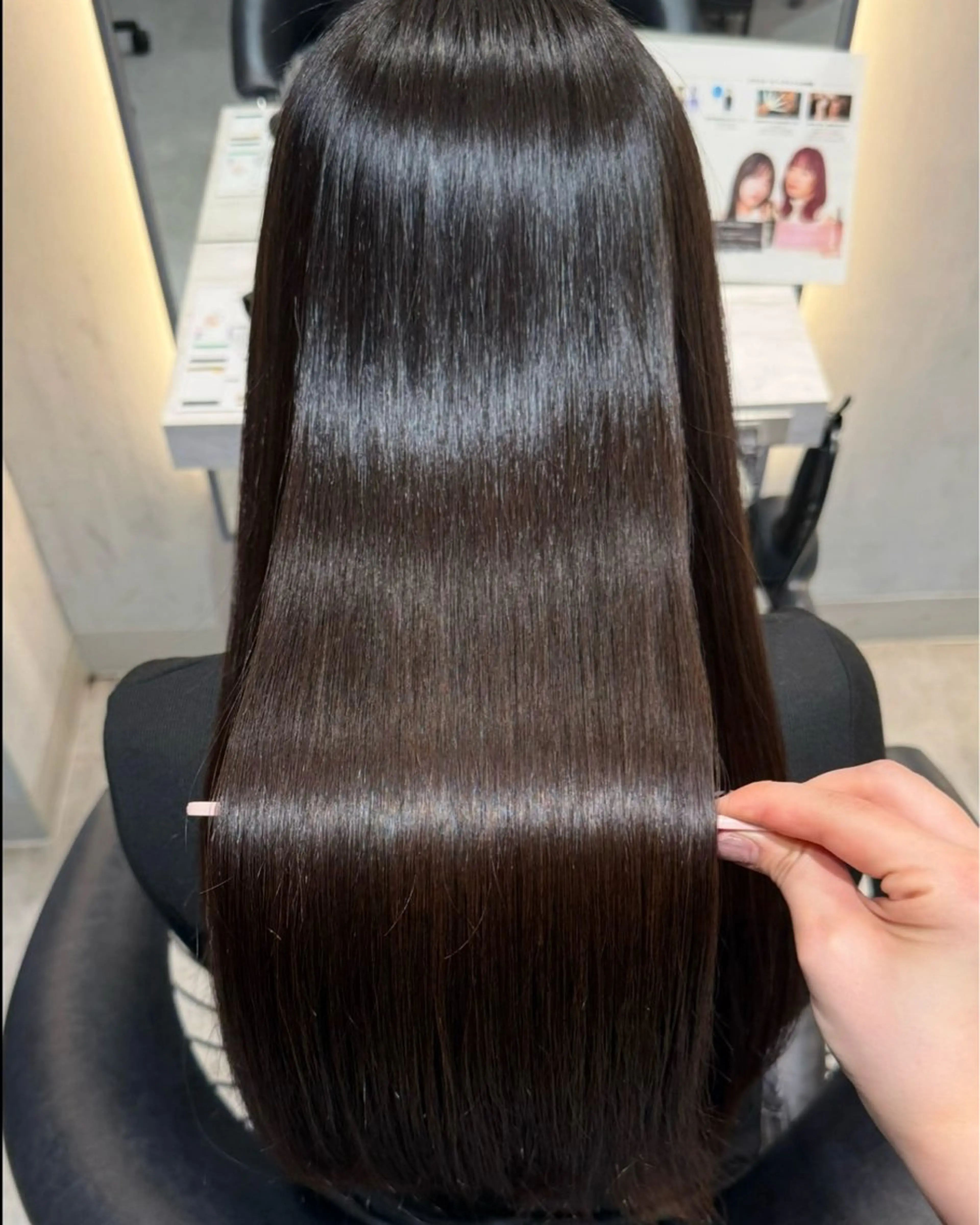 ロング 縮毛矯正 🥣marumo koharu🥣のヘアスタイル