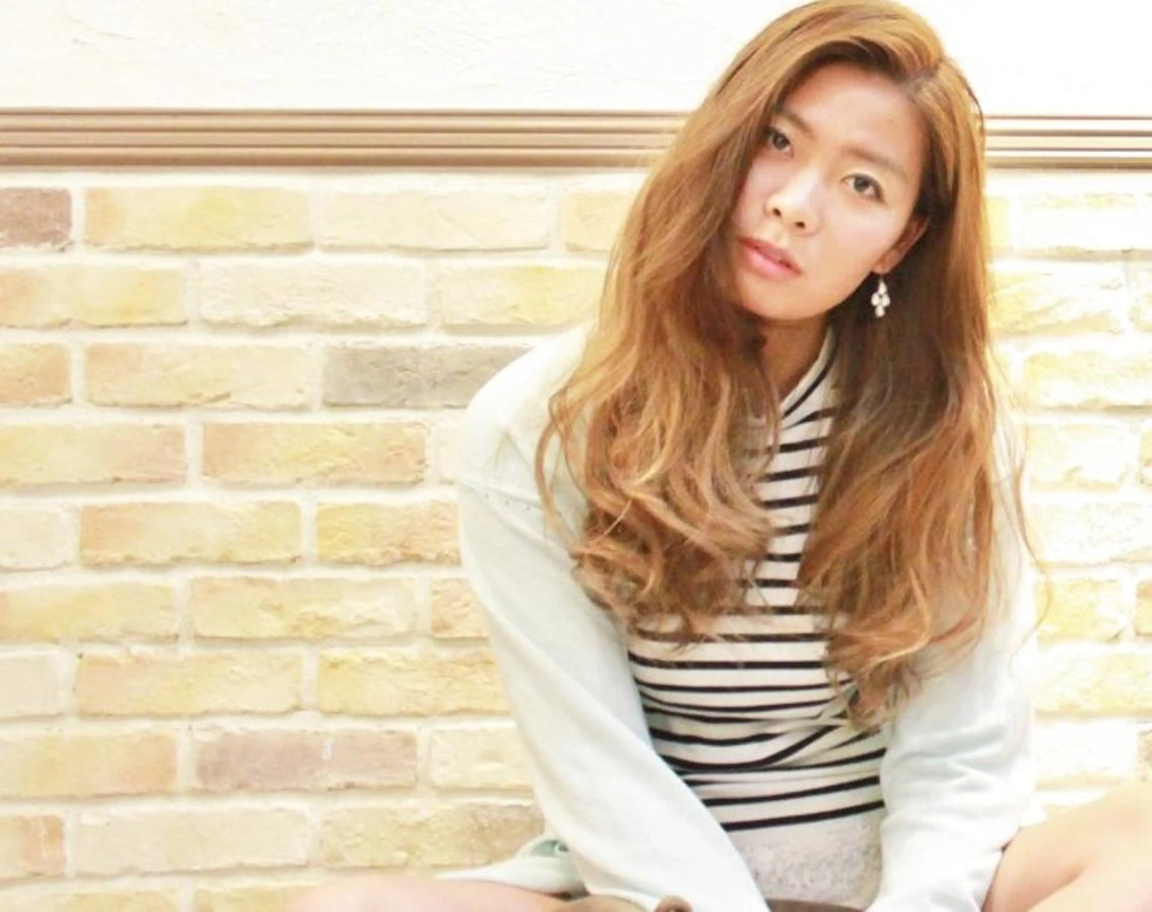 ロング カラー ロング 所渉/韓国レイヤー /ウルフカットのヘアスタイル