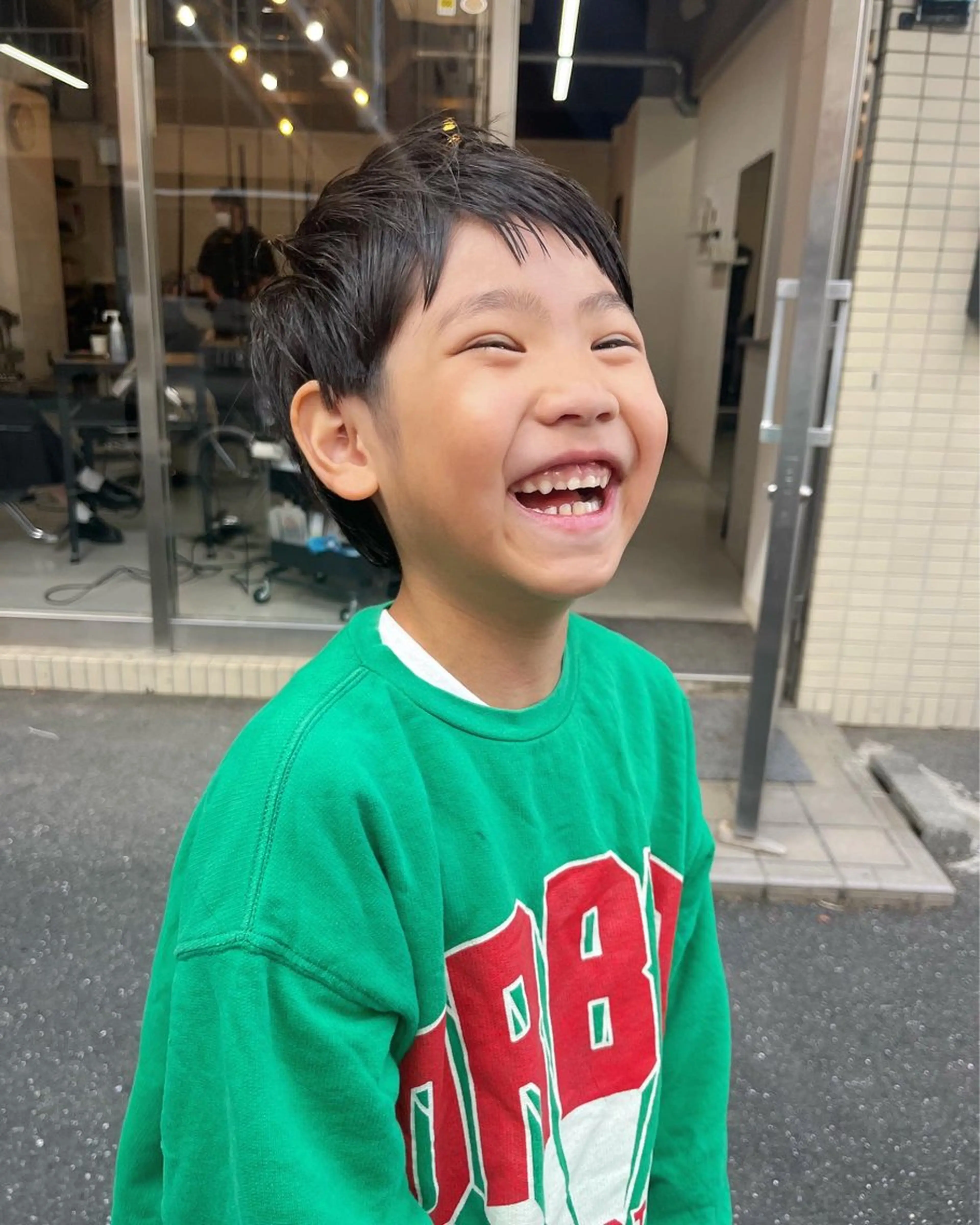 ショート キッズ 奥秋 理紗　sai xのヘアスタイル