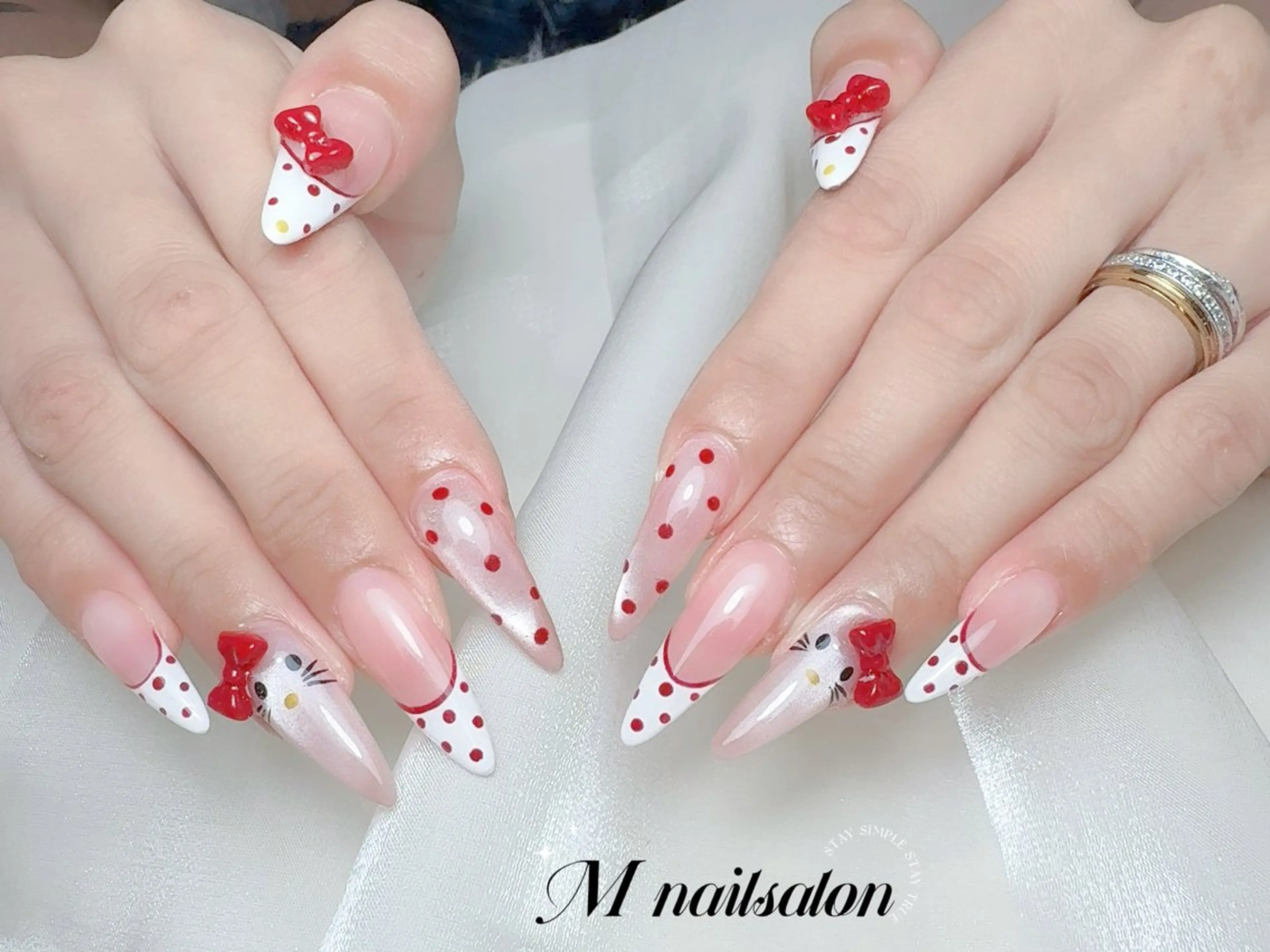 ネイル M🌷nail 長さだし専門店のネイルデザイン