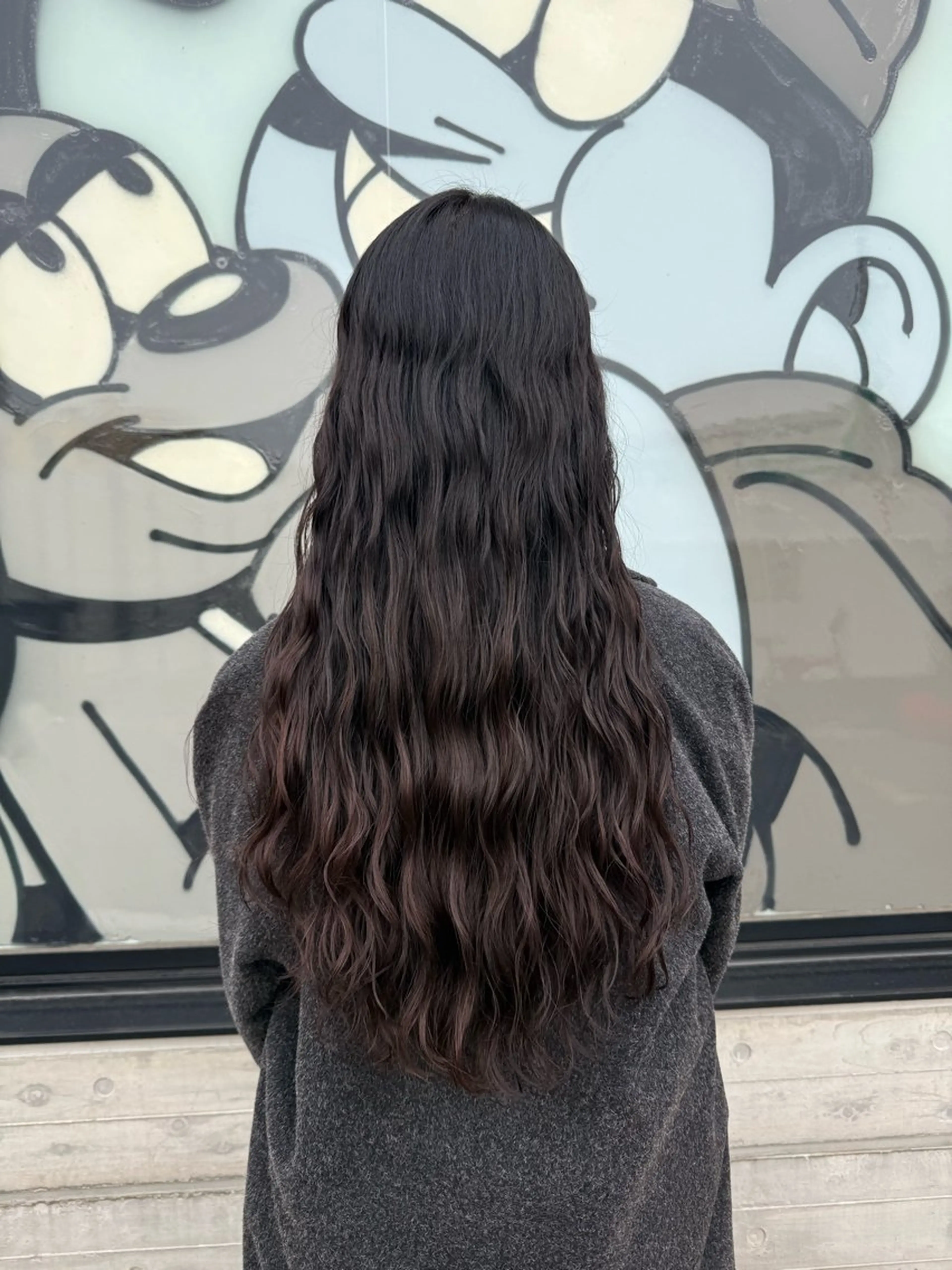 ロング カット ヘアカラー パーマ トリートメント デジタルパーマ/ ウェーブパーマ/神野のヘアスタイル