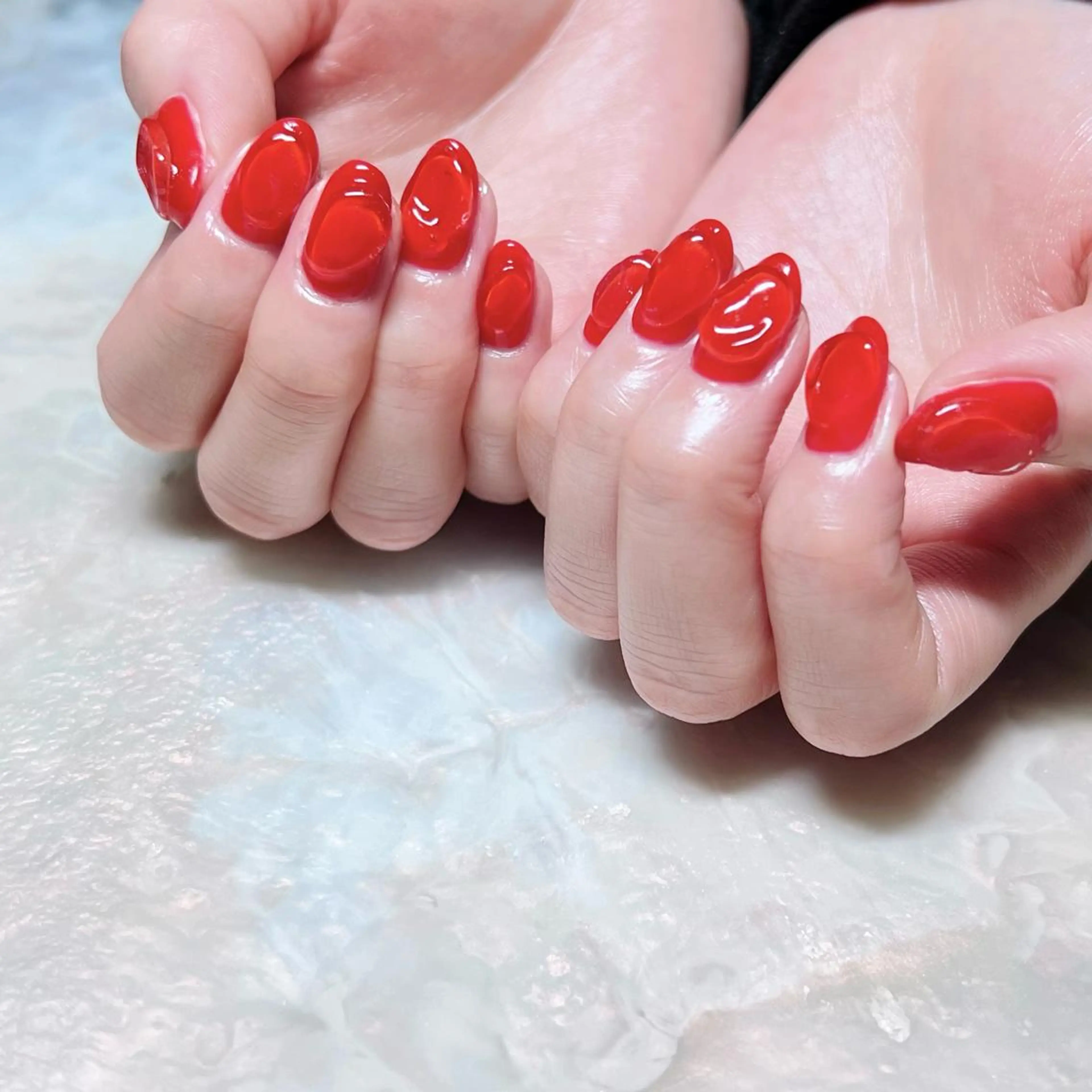 ネイル マグネットネイル ニュアンスネイル ショートネイル gemickle nailのネイルデザイン