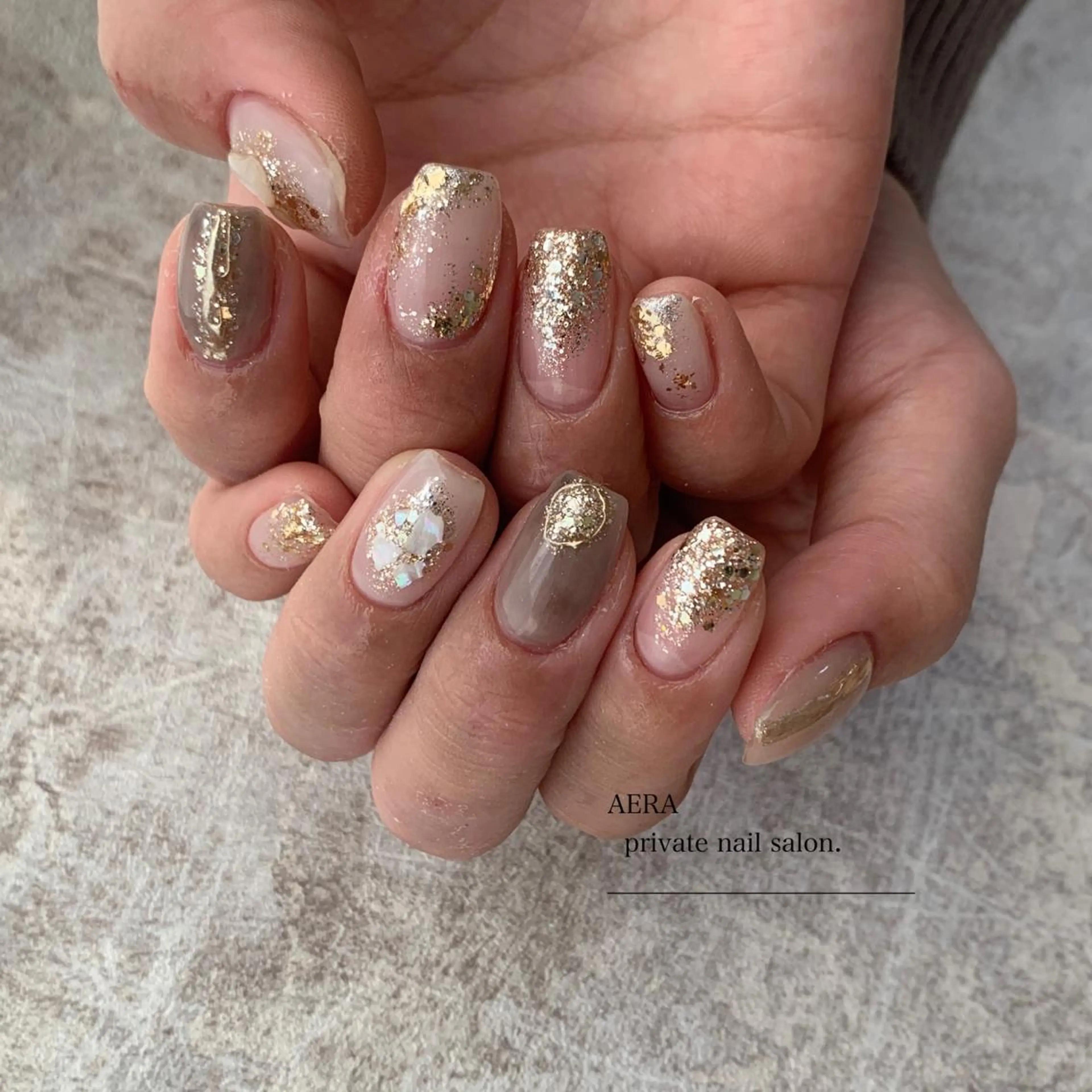 ネイル AERA nail shino🐱⸝꙳のネイルデザイン