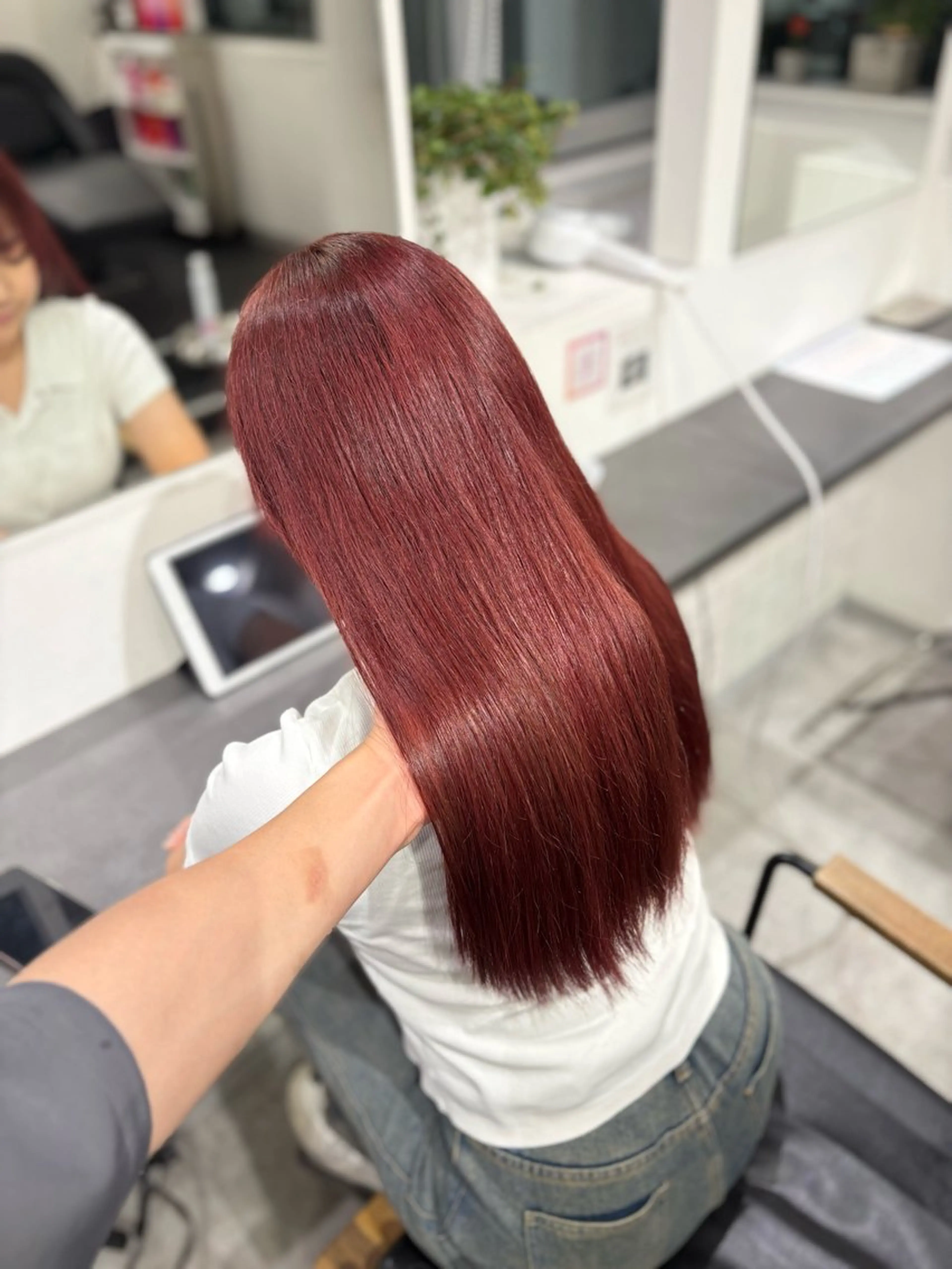 ロング カラー ヘアカラー トリートメント GaKu/ハイトーン /ブリーチ/レイヤーのヘアスタイル