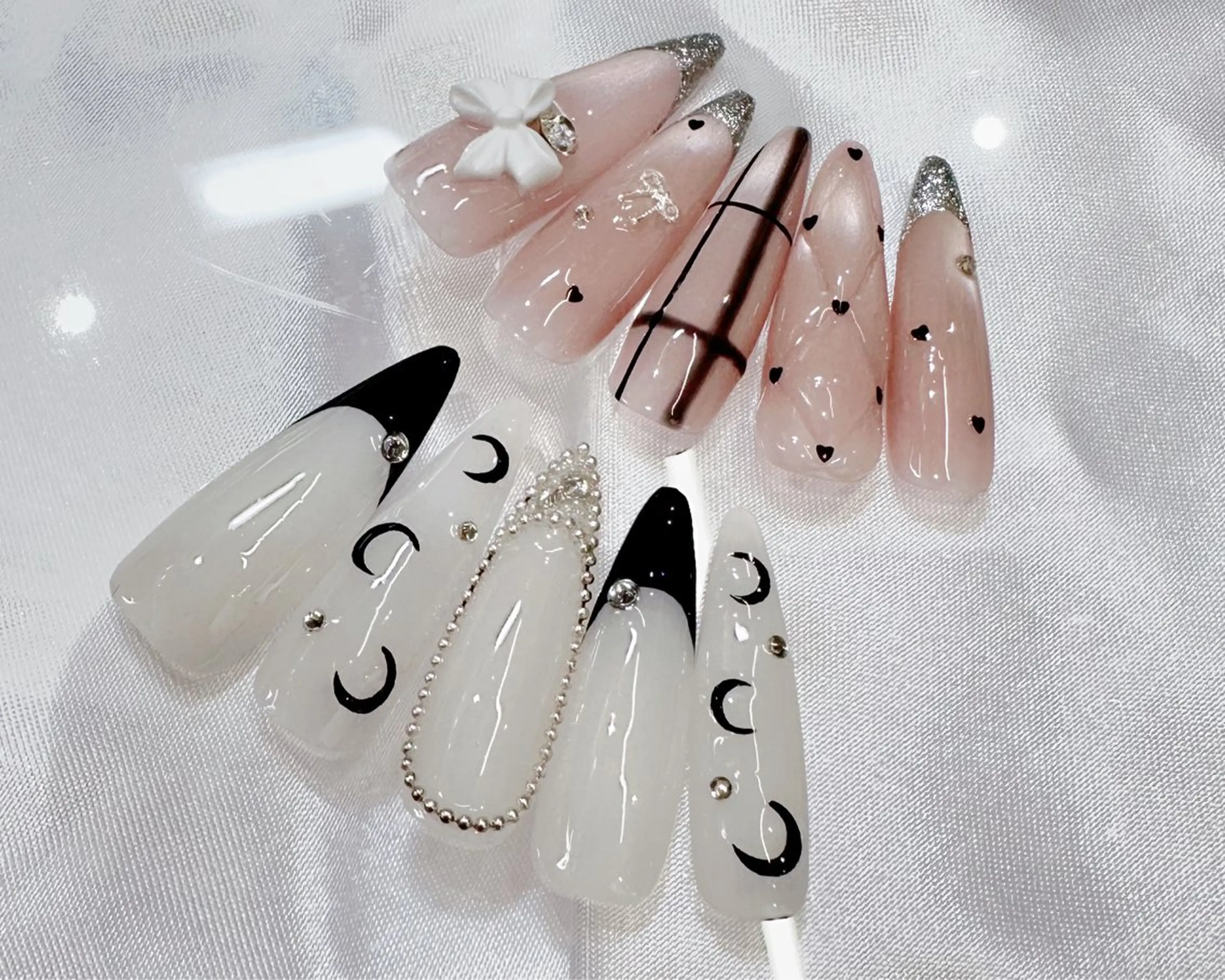 ネイル ハンドネイル NON🎀韓国 ちゅるんワンホン🎀のネイルデザイン