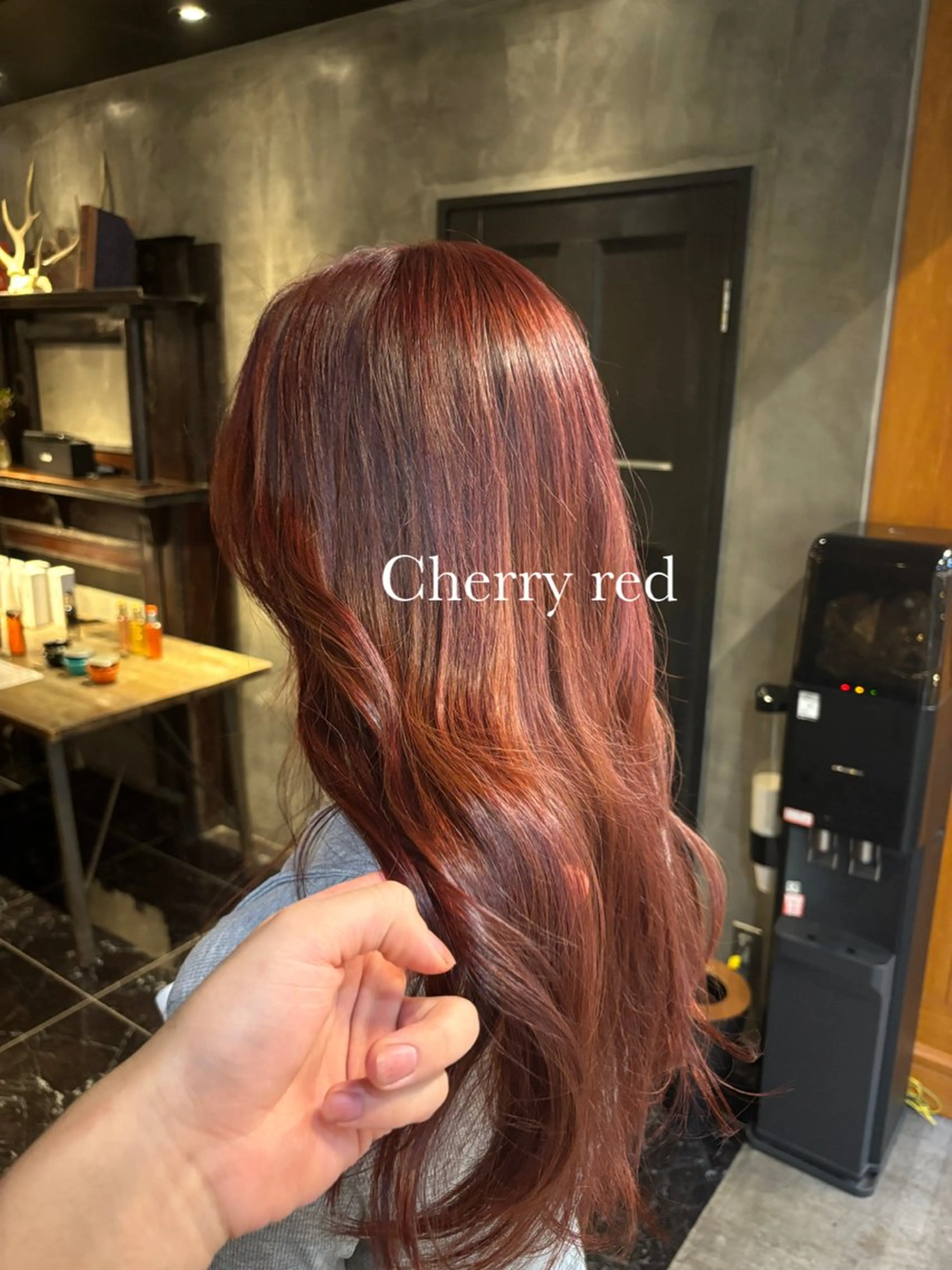 ブリーチなしWカラー＋レイヤーカット＋高保湿トリートメント　　　レイヤー/顔まわり/ハッシュカットの写真