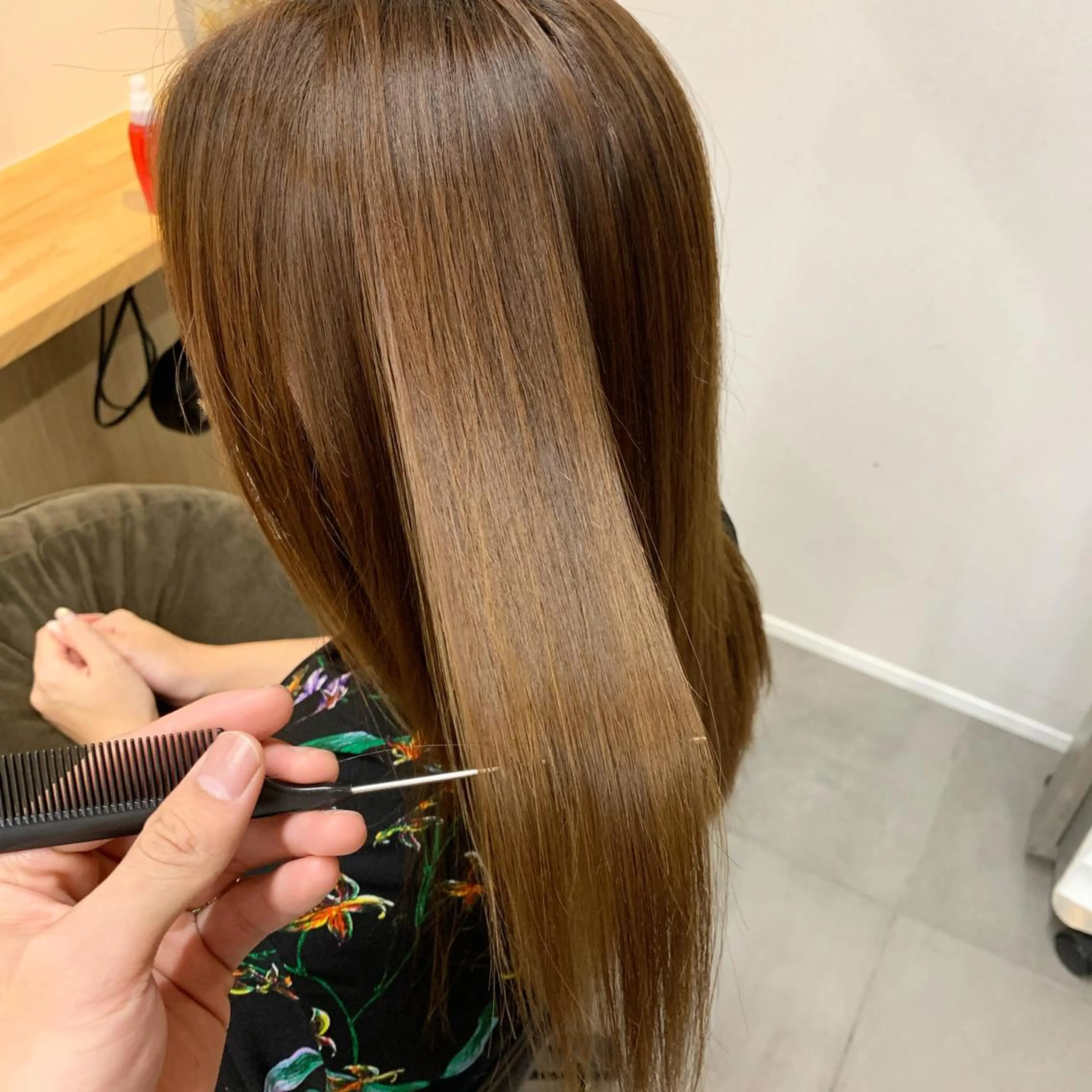 ロング トリートメント ✨当日予約OK✨ /透明感カラー/莉未のヘアスタイル