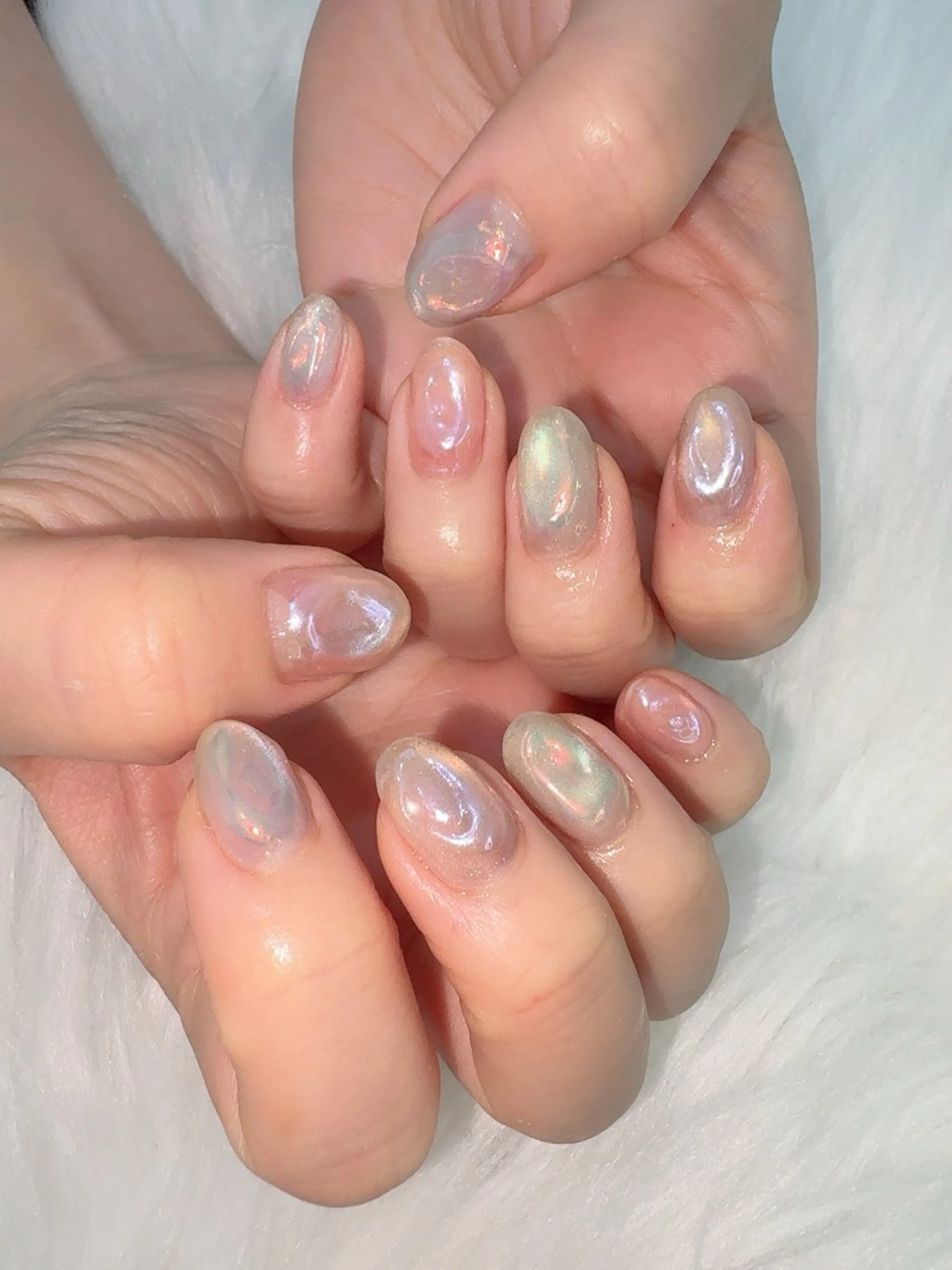 ネイル ミラーネイル ハンドネイル SOL NAILのネイルデザイン