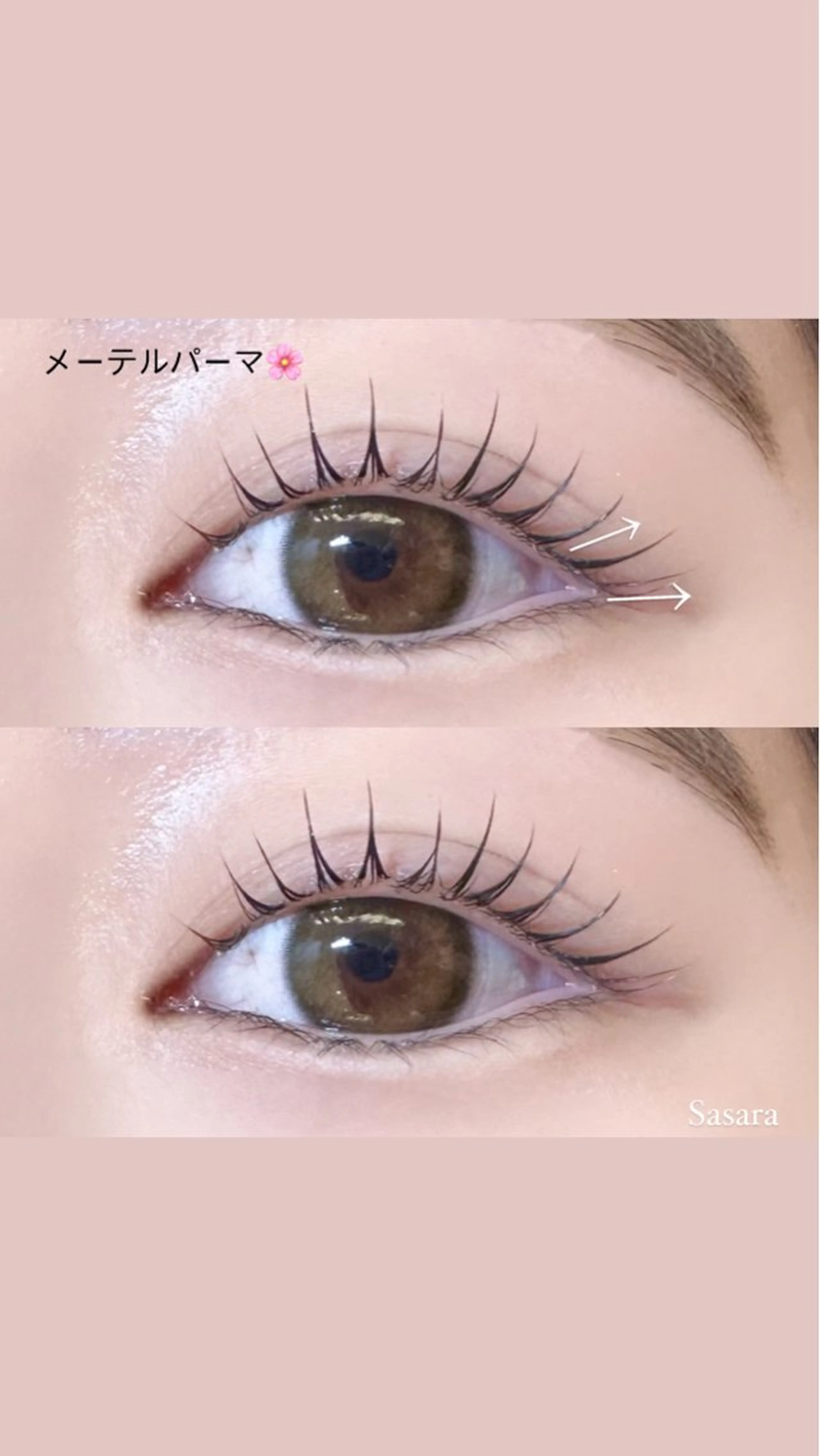 マツエク・マツパ マツパ 🍒束間まつ毛ෆ sasara🍒のマツエク・マツパデザイン