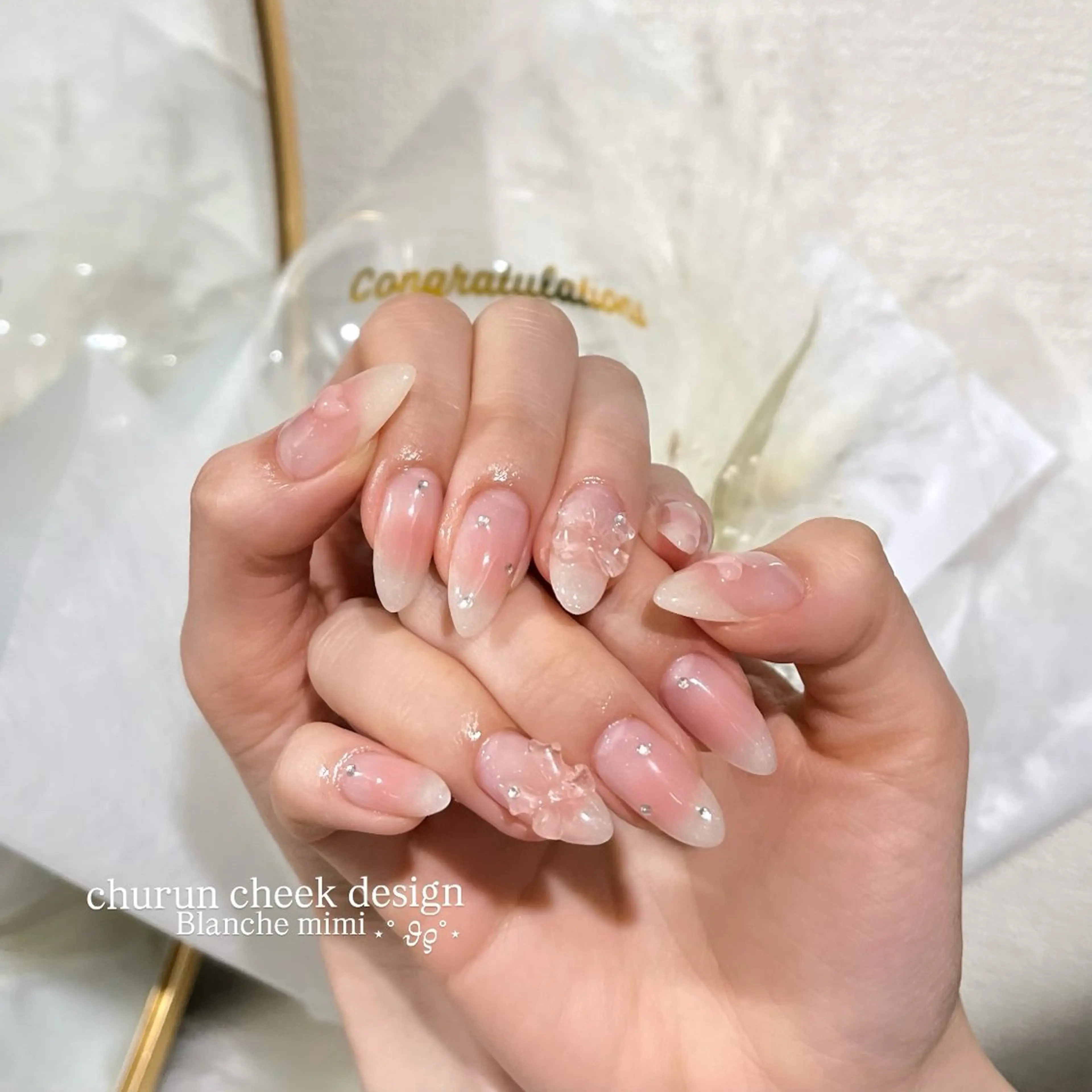 ネイル ハンドネイル Blanche mimi.u_aのネイルデザイン