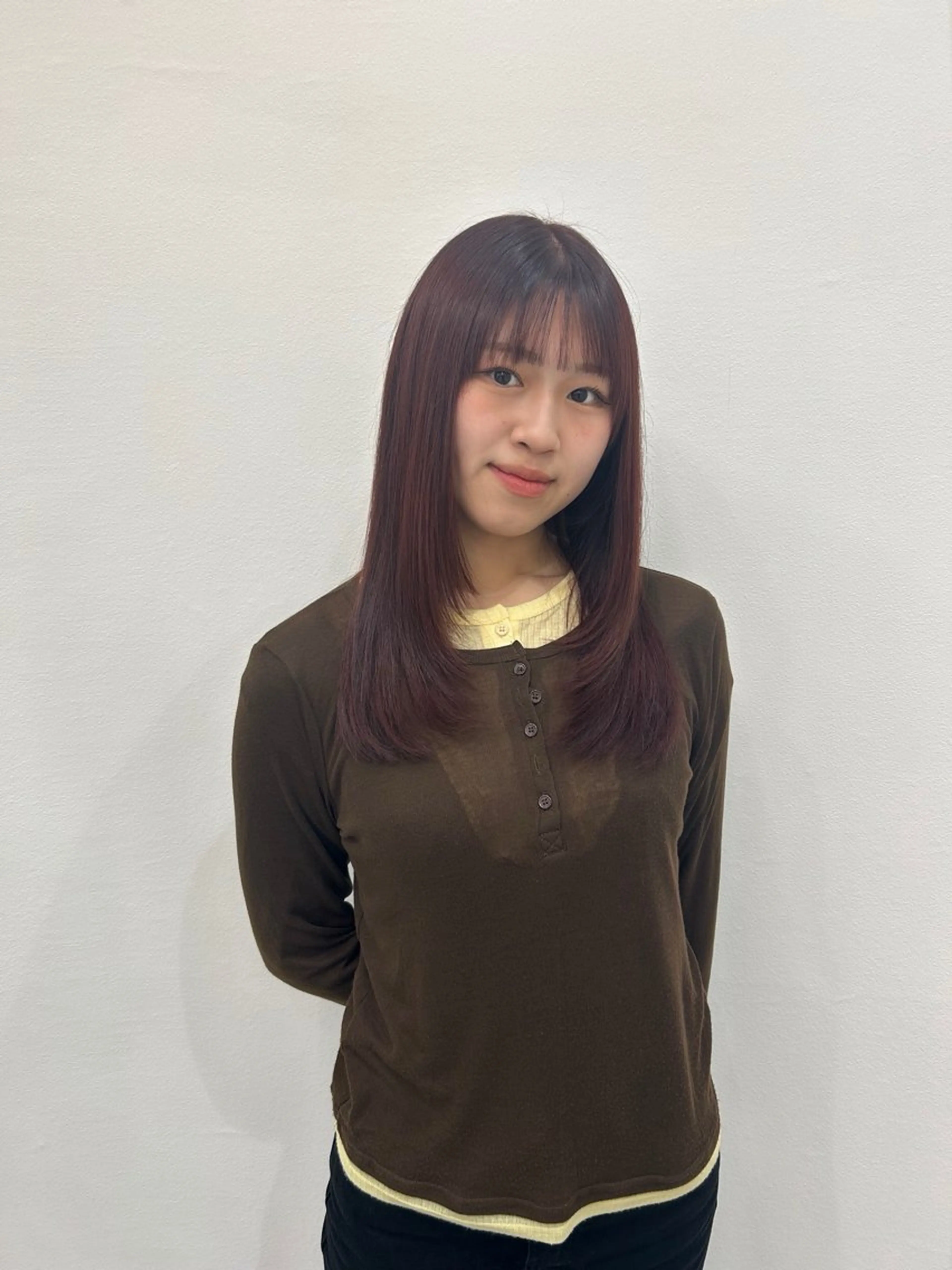 セミロング カラー nodoka /艶カラー🪽のヘアスタイル