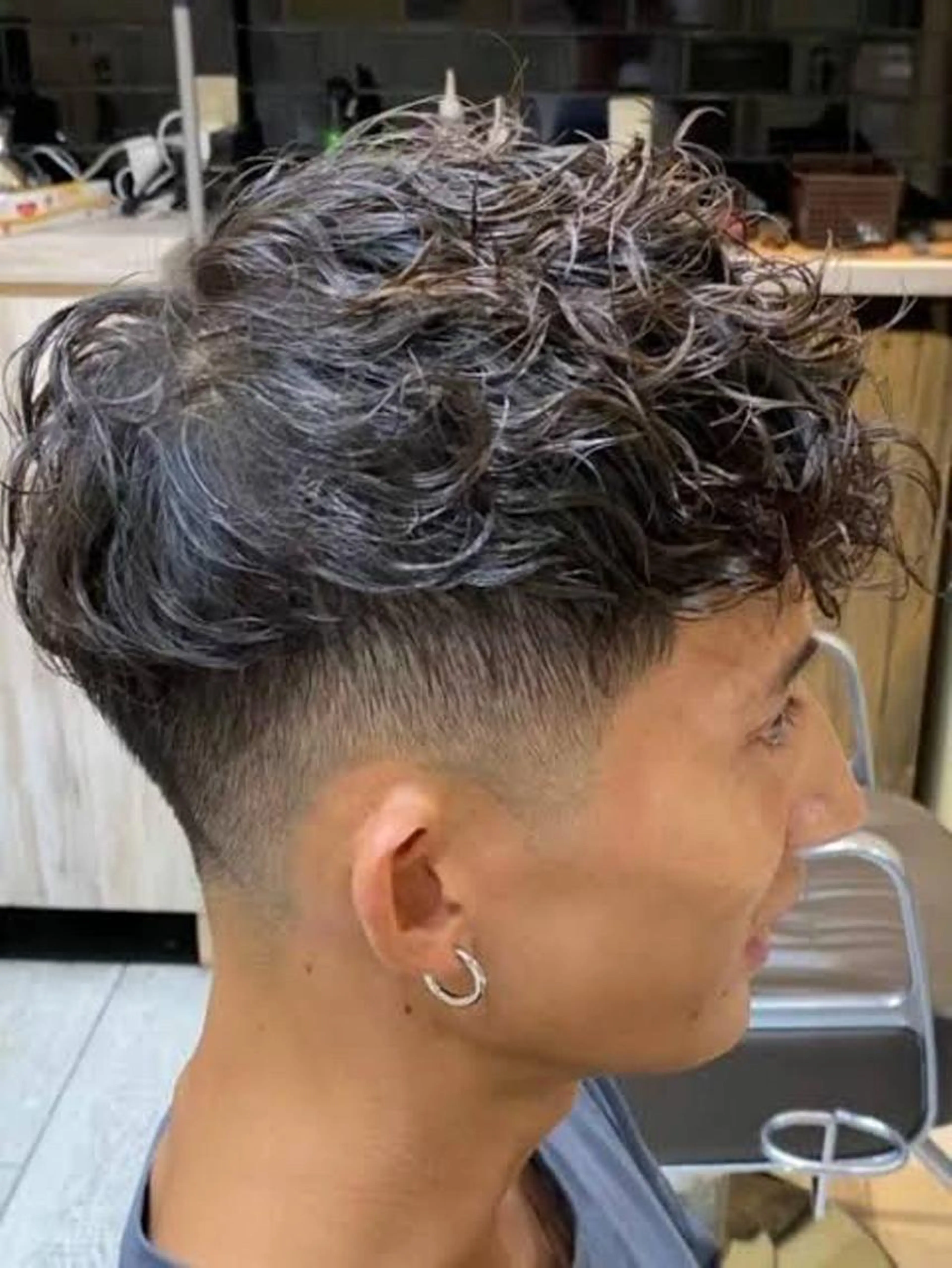 メンズ限定カット＋ヘアセット＋シャンプーの写真