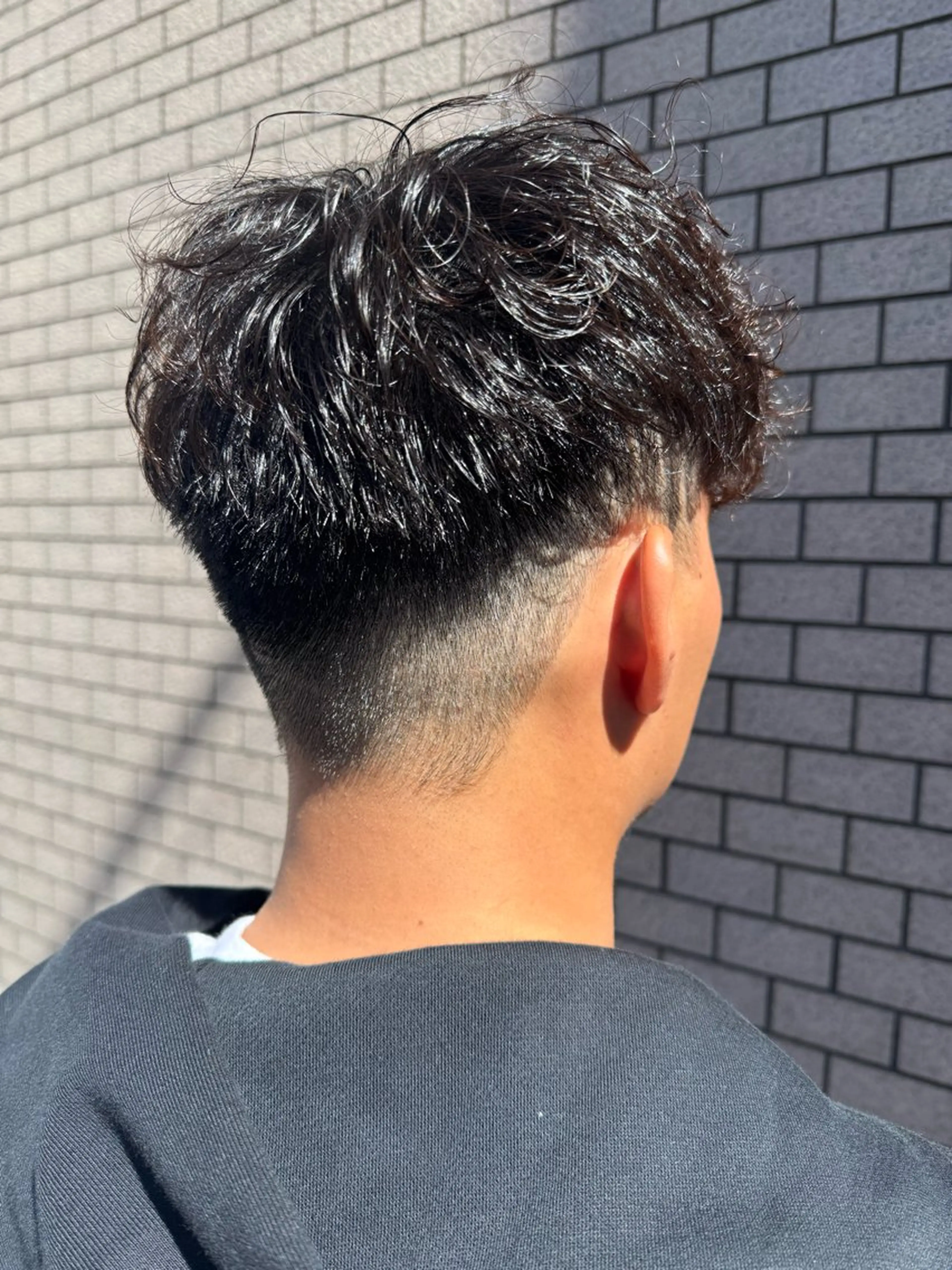 ショート メンズ カット パーマ/ハイトーン /吉田眞のヘアスタイル