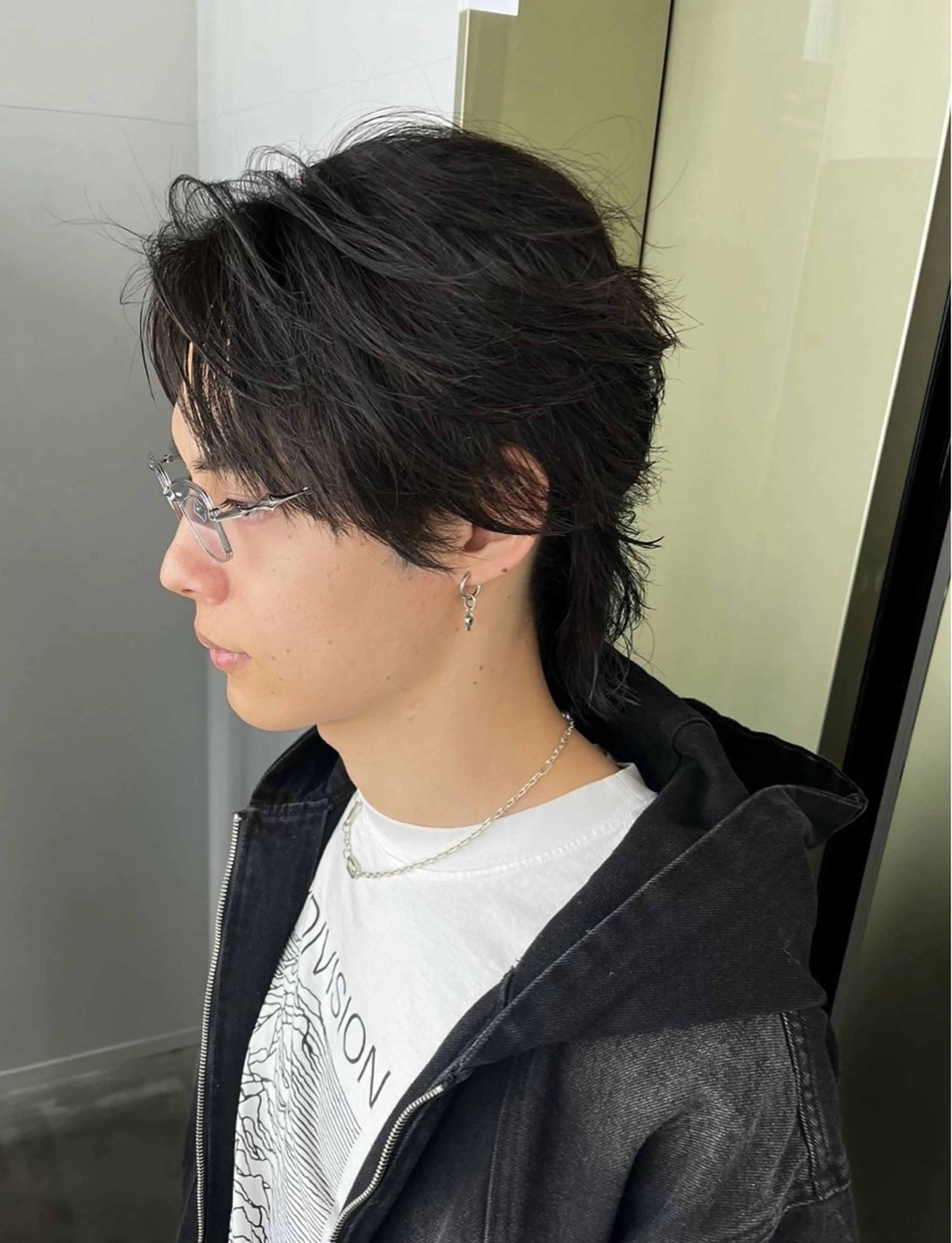 メンズ メンズパーマ メンズウルフカット ウルフカット カット メンズ特化/韓国風 ニュアンス/ときなのヘアスタイル