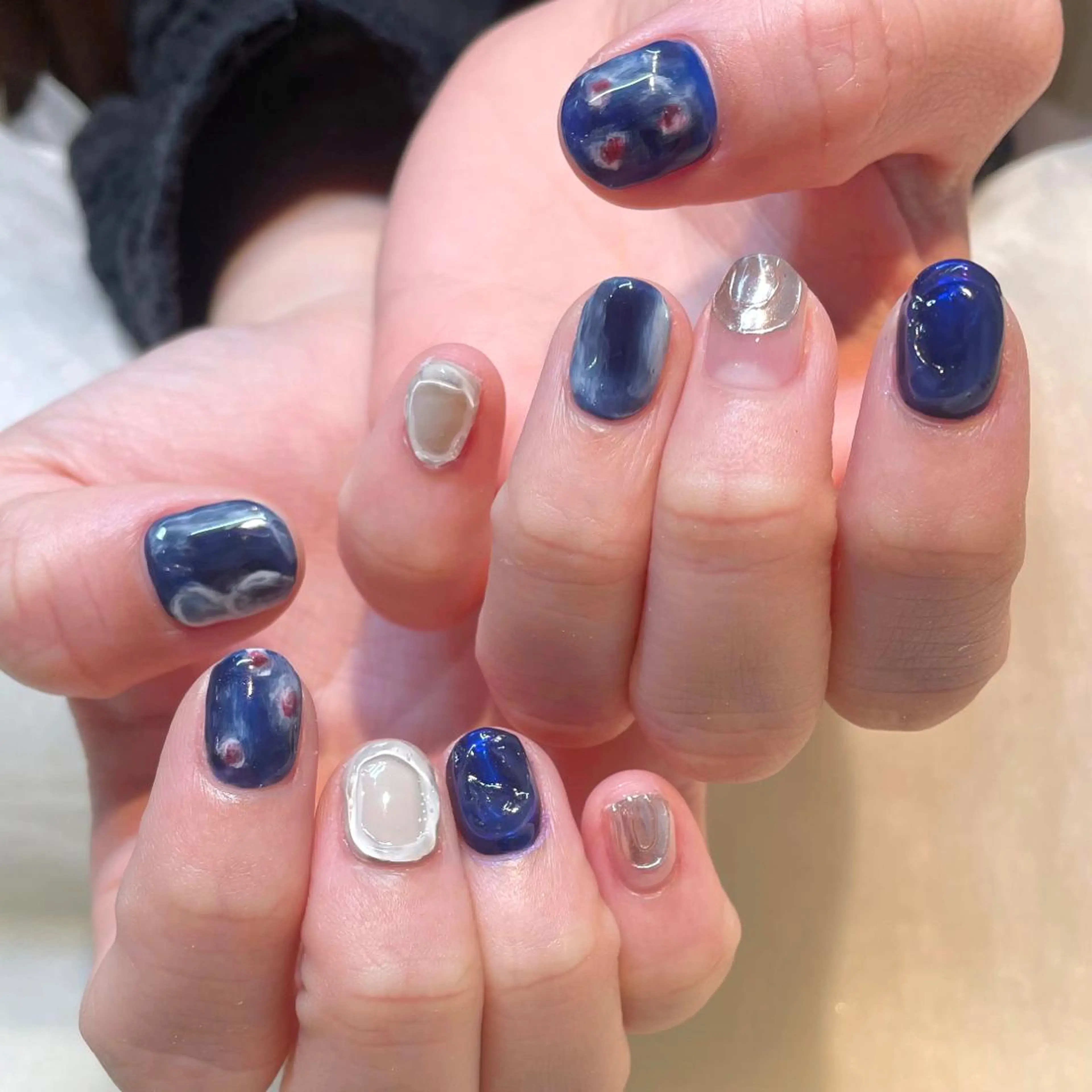 ネイル ハンドネイル 新井 ひなののネイルデザイン