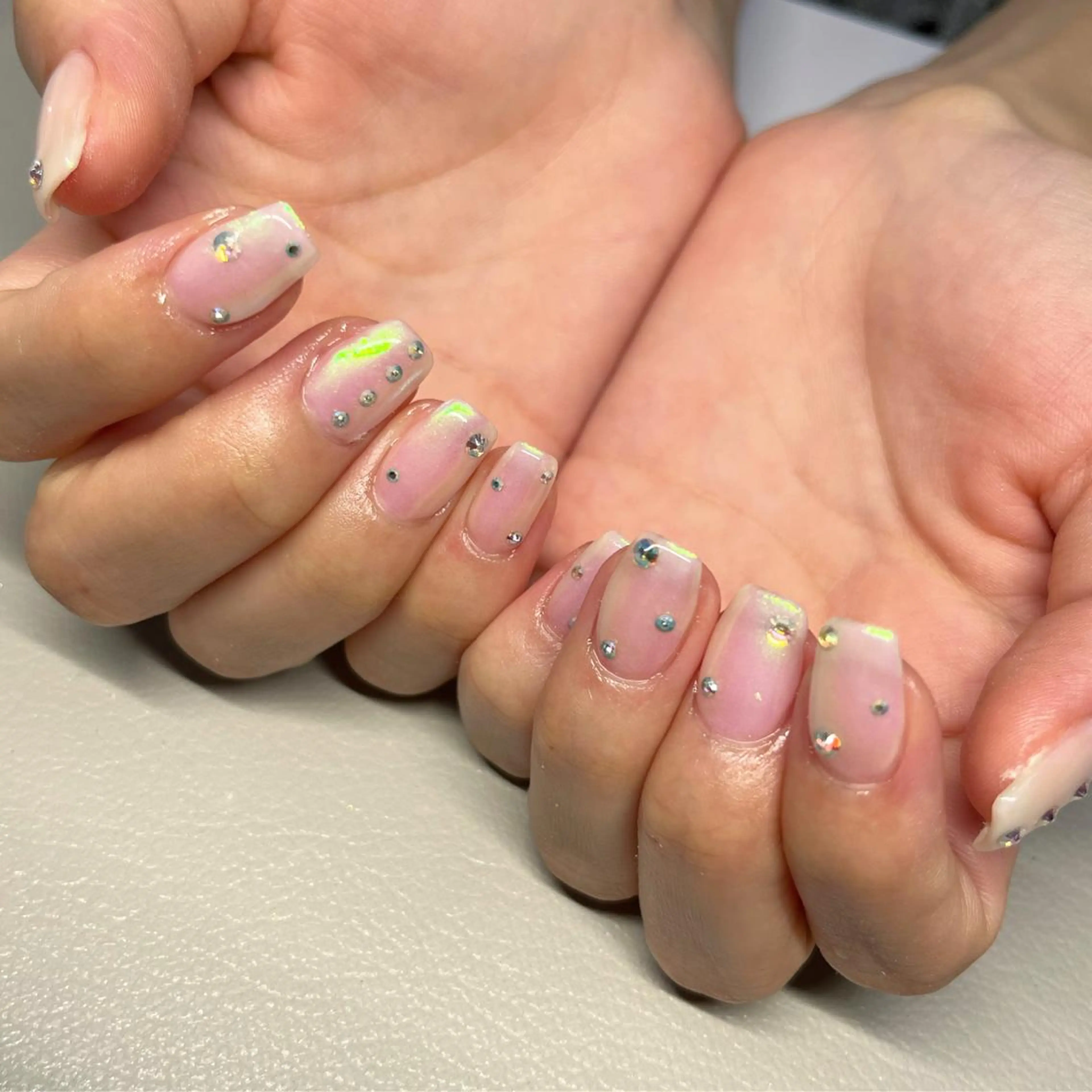 ネイル ミラーネイル ワンカラーネイル 587nail *のネイルデザイン