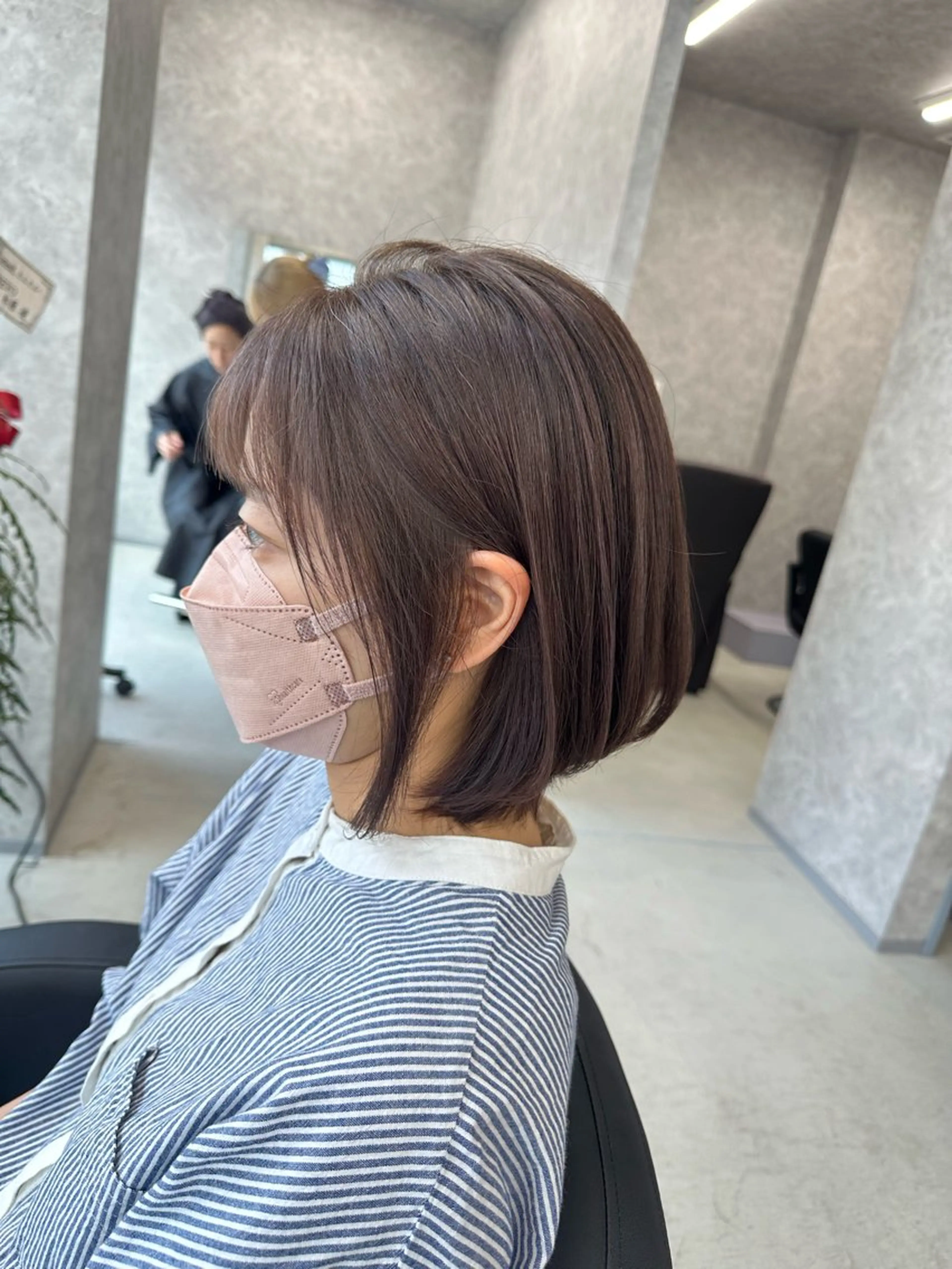 ショート カラー ブリーチ 透明感カラー グレージュ ラベンダーカラー ラベンダーグレージュ カット ヘアカラー トリートメント Forest. -髪質改善-のヘアスタイル