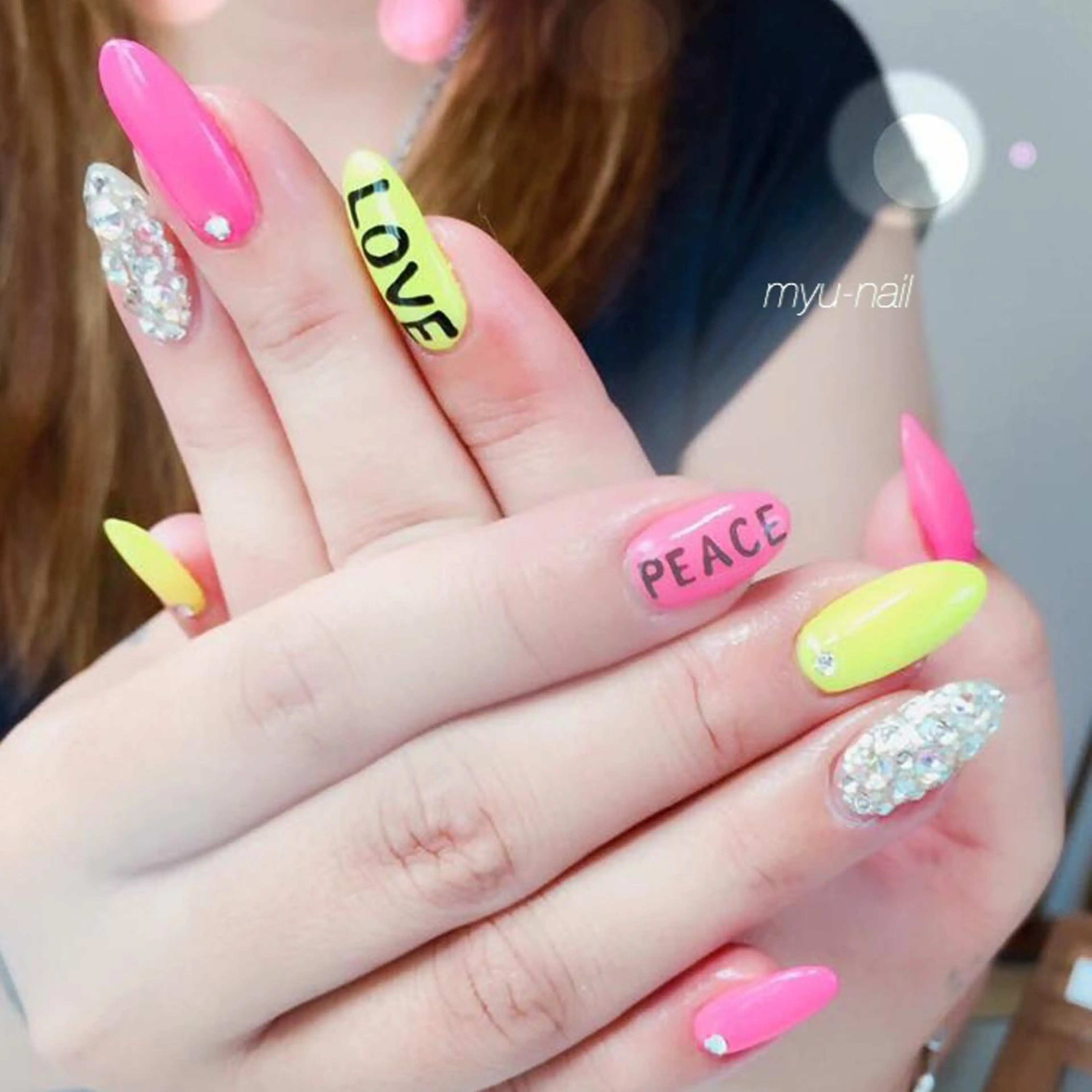 ネイル アートネイル シンプルネイル ホームサロン myu-nailのネイルデザイン