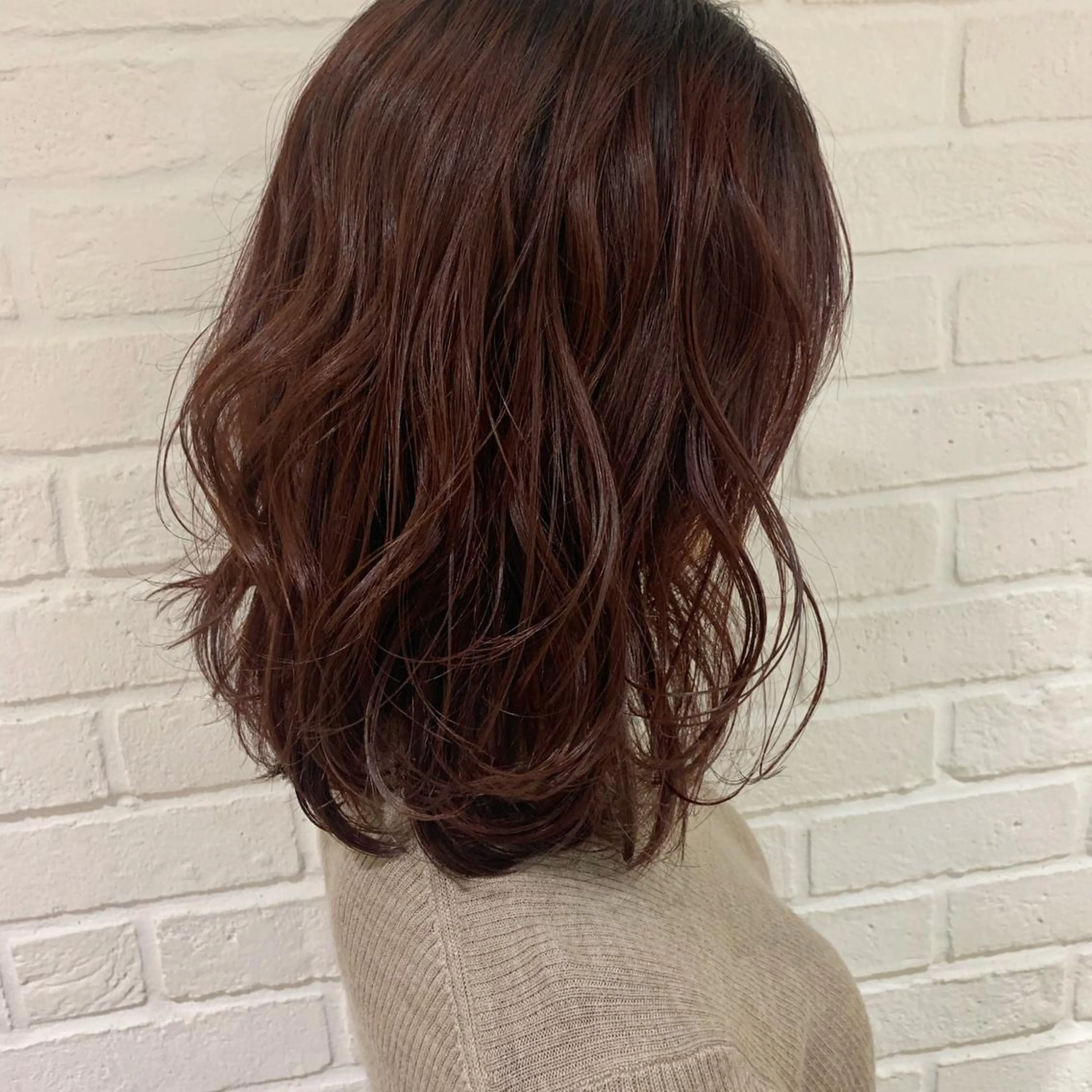 ミディアム カラー ヘアカラー 🎈馬場佑馬/ スパイラルパーマ🎈のヘアスタイル