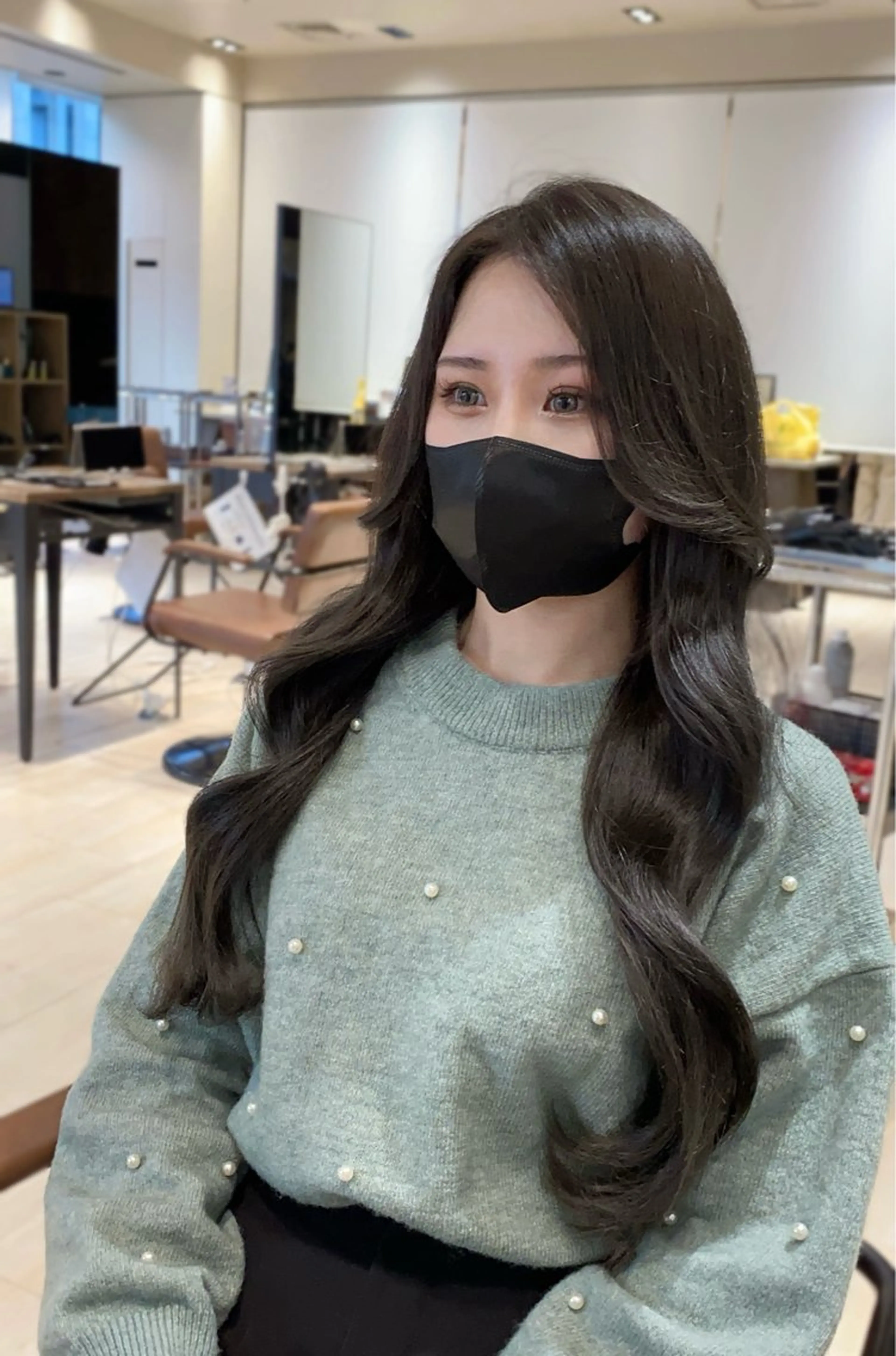 ロング パーマ ヘアアレンジ 顔周り&ミディアム 特化/池袋/kokiのヘアスタイル