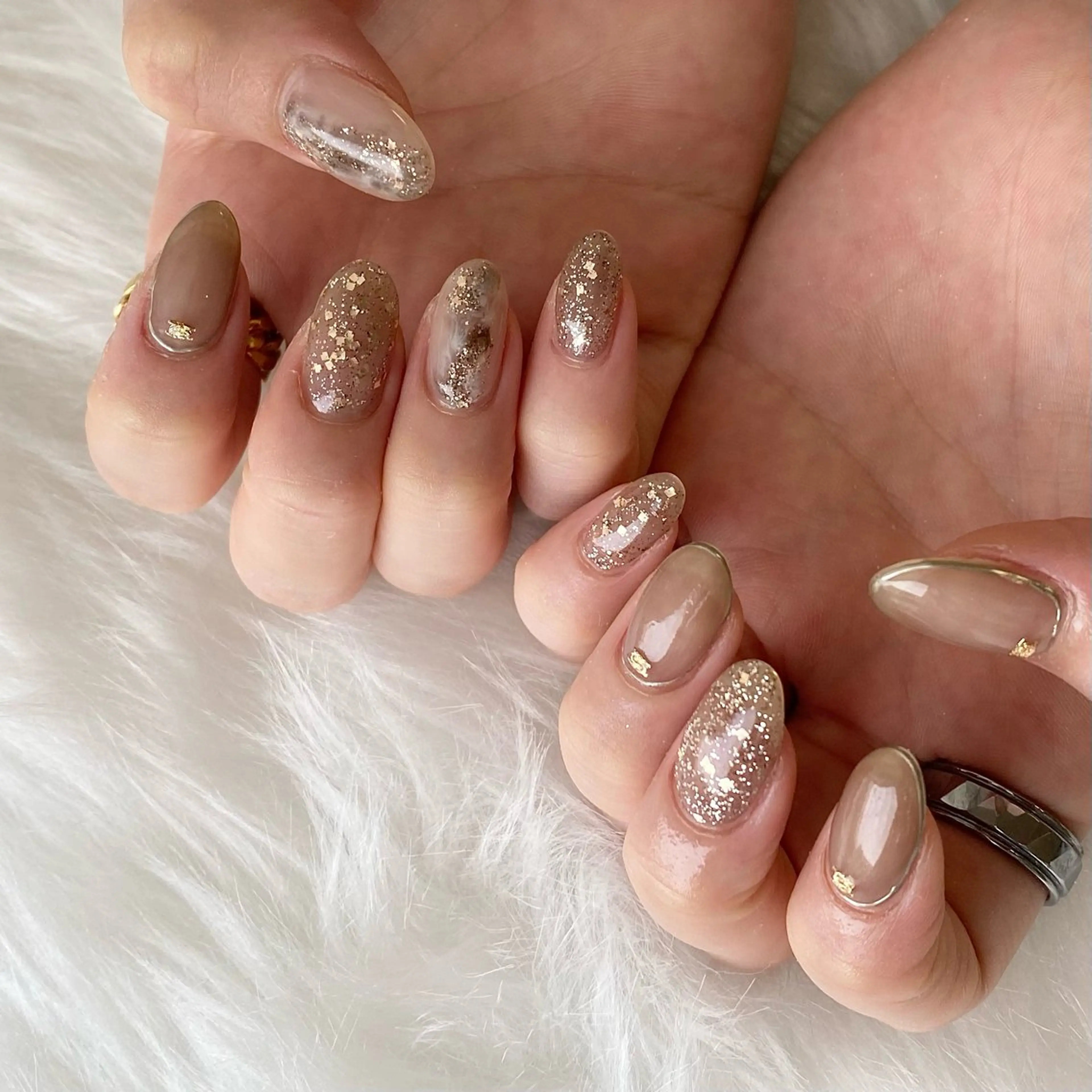 ネイル ハンドネイル Ray. ／綺麗目ニュアンスのネイルデザイン