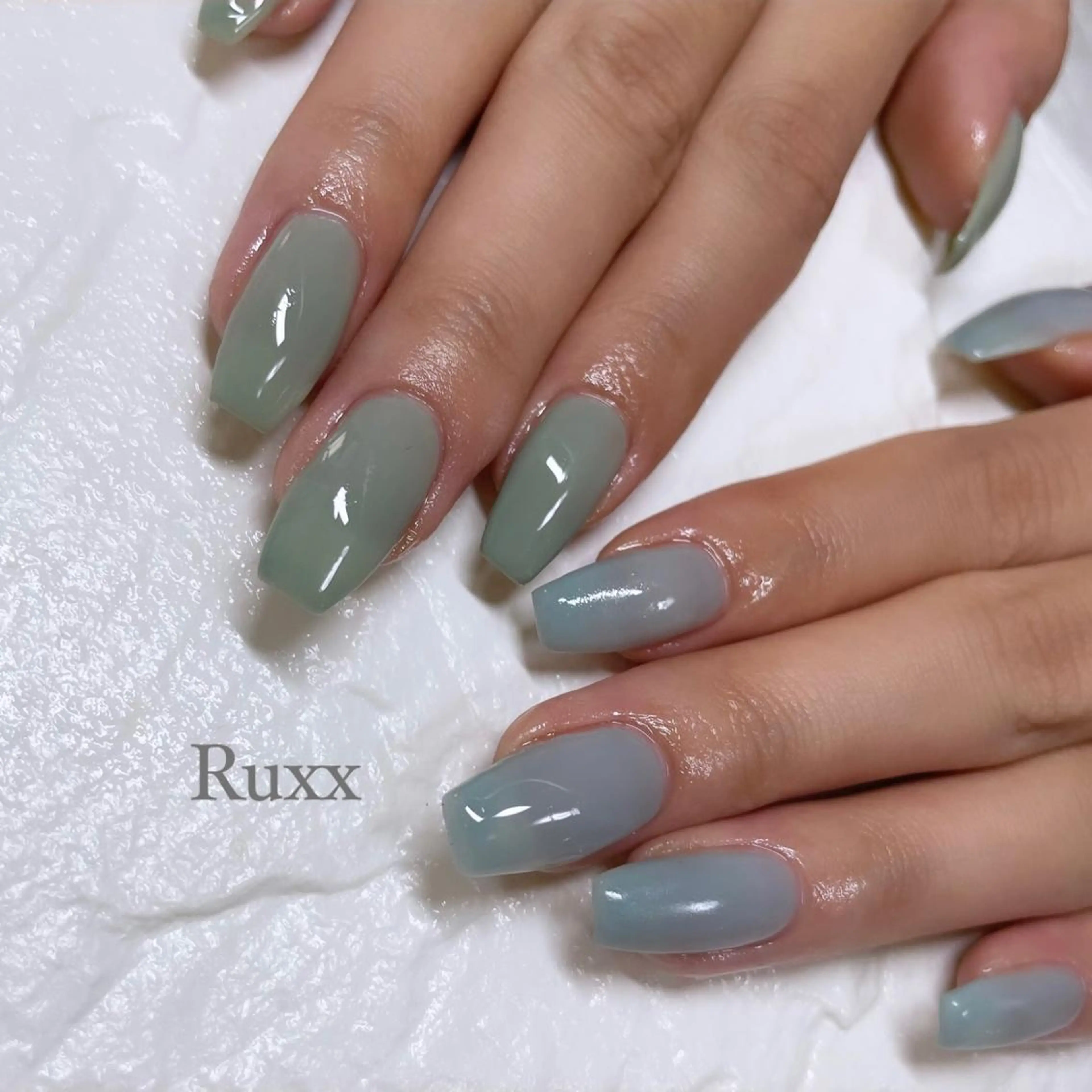 ネイル ワンカラーネイル Ruxx nailのネイルデザイン