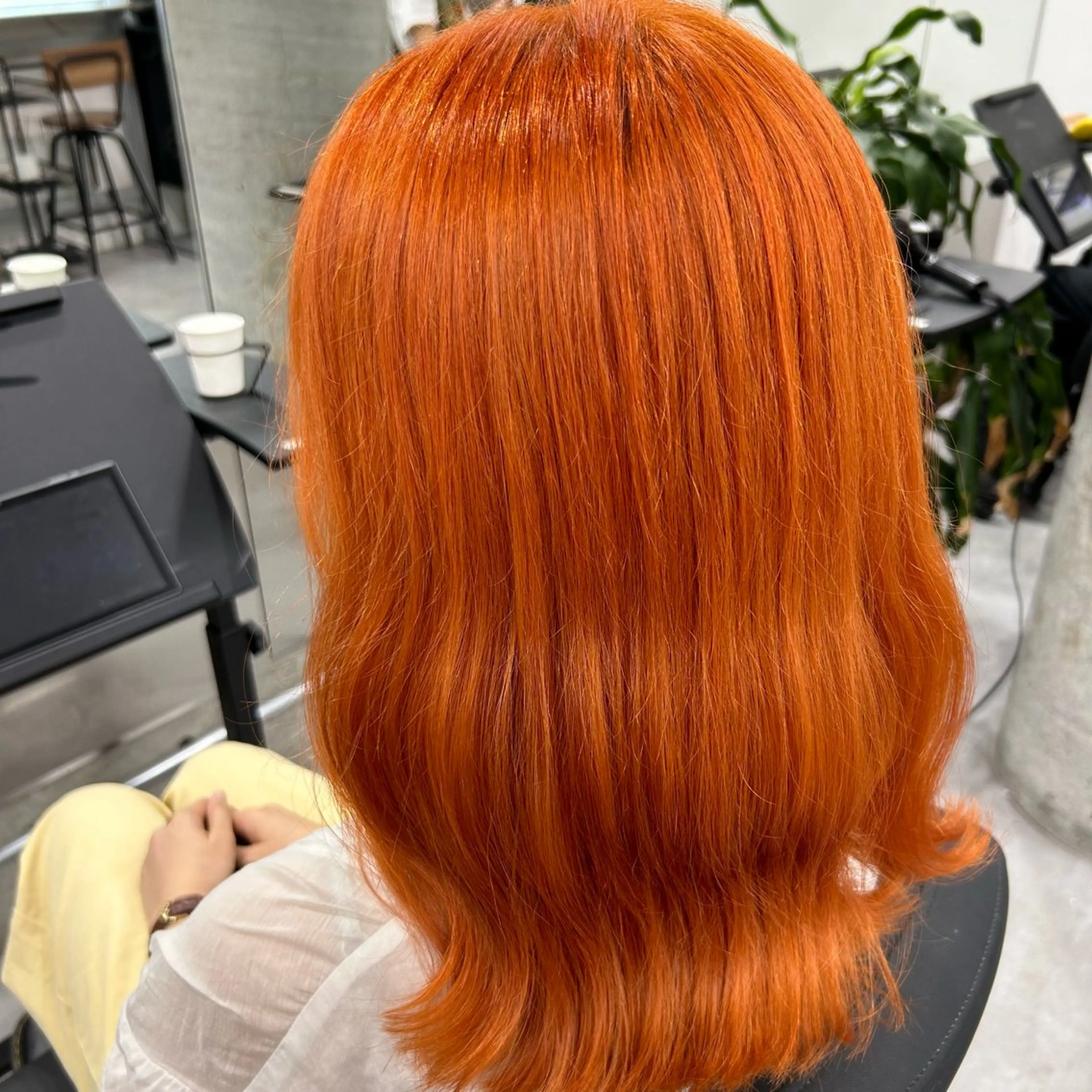 ミディアム カラー ブリーチ ケアブリーチ ダブルカラー ハイトーンカラー Aoba 🫧艶ハイトーン🫧のヘアスタイル